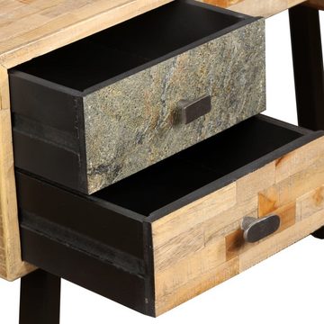 vidaXL Schreibtisch Schreibtisch Wiederverwertetes Teak Massivholz 110 × 50 × 76 cm