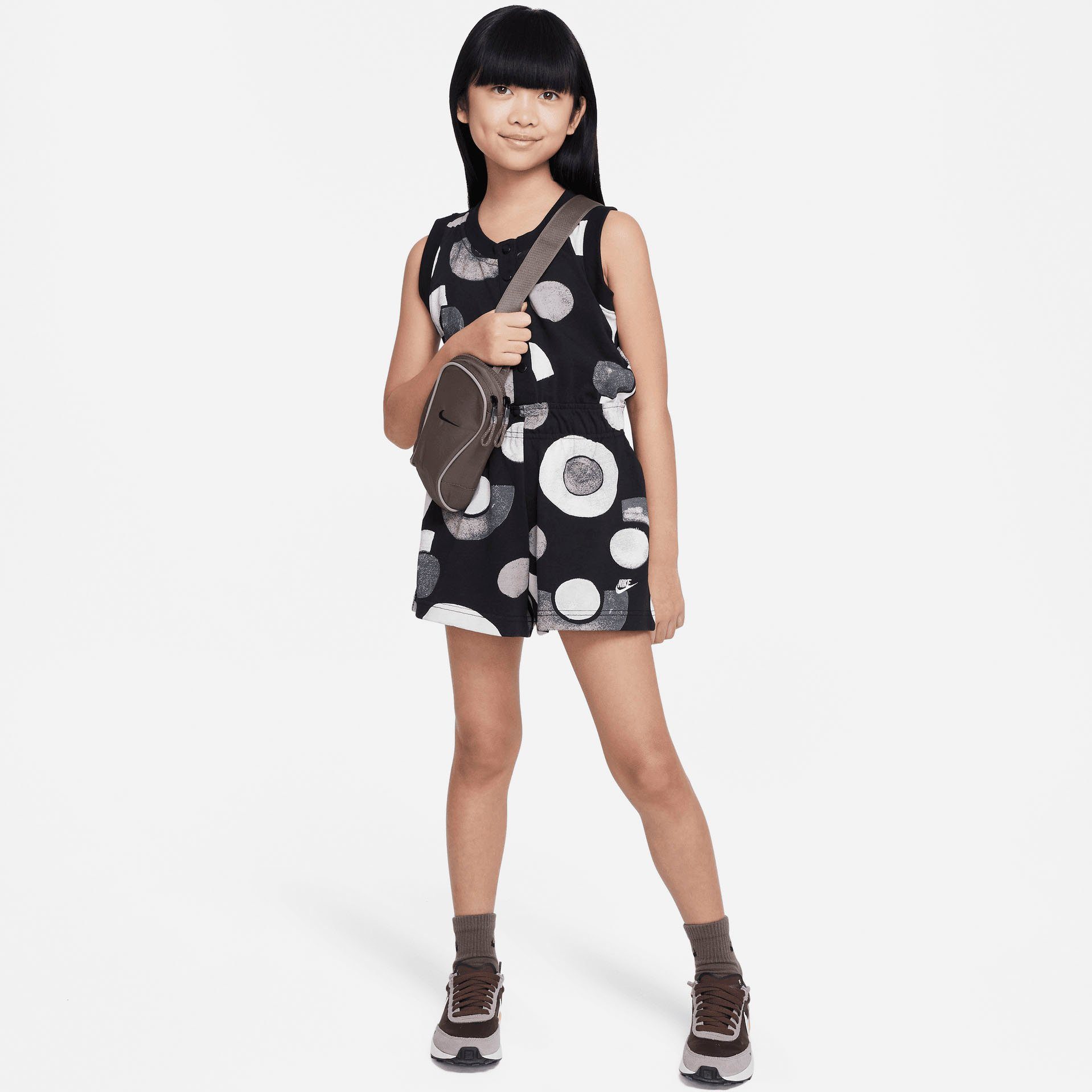 Nike Sportswear Overall Big Kids' (Girls) Romper schwarz