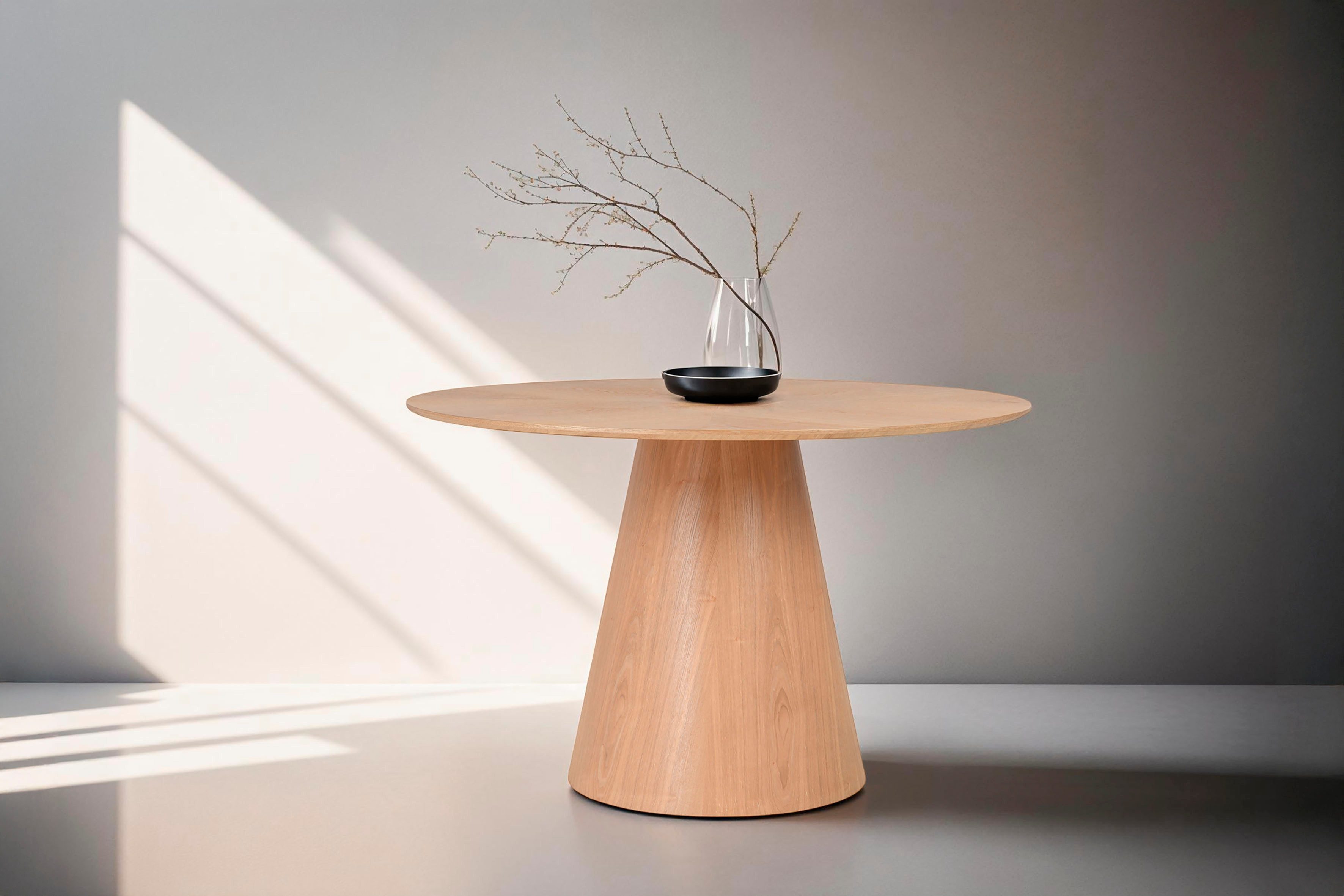 byLIVING Esstisch Rond, mit Echtholz-Furnier Eiche günstig online kaufen