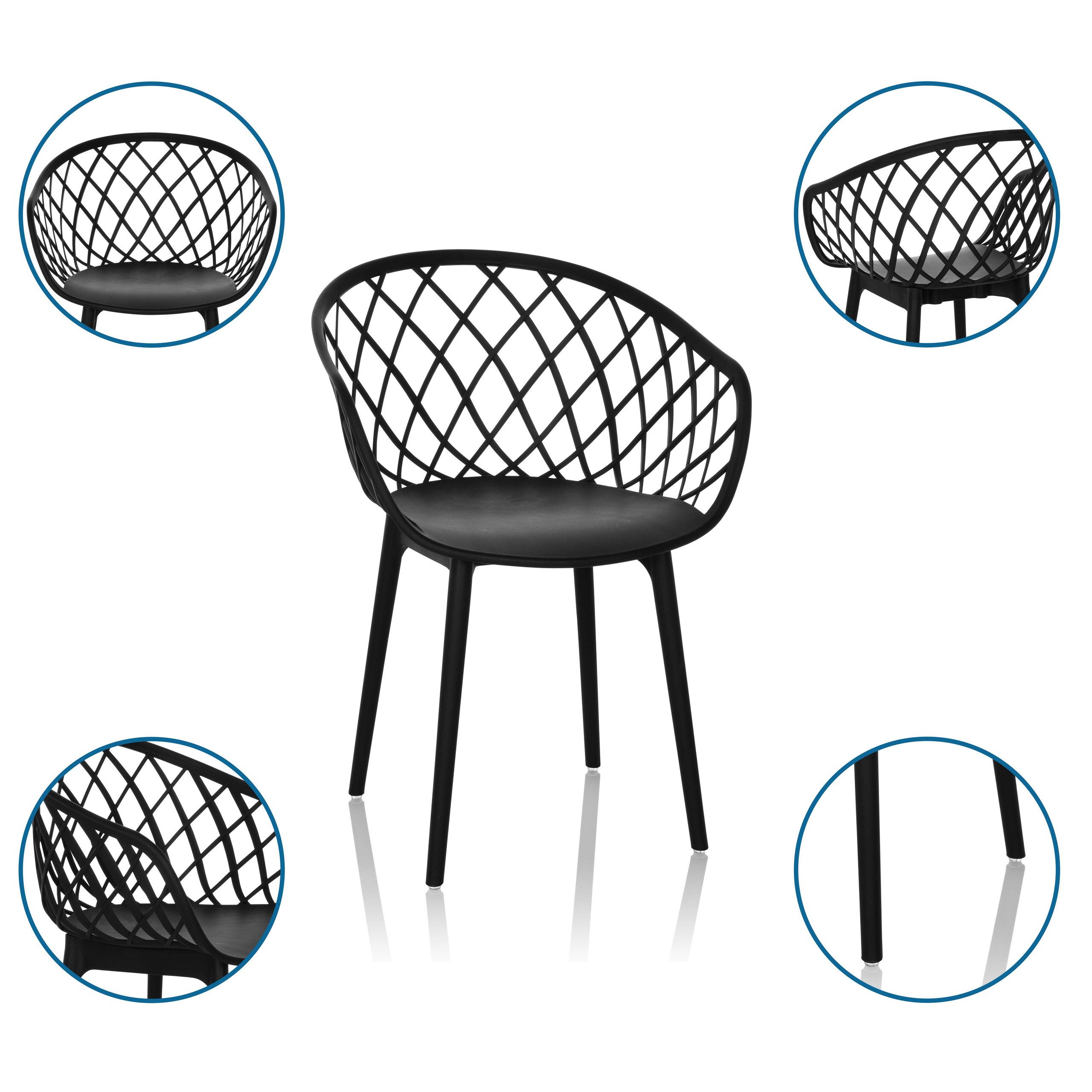 hjh OFFICE Schalenstuhl Schalenstuhl BEGIO B Kunststoff ohne Armlehnen (Ein günstig online kaufen