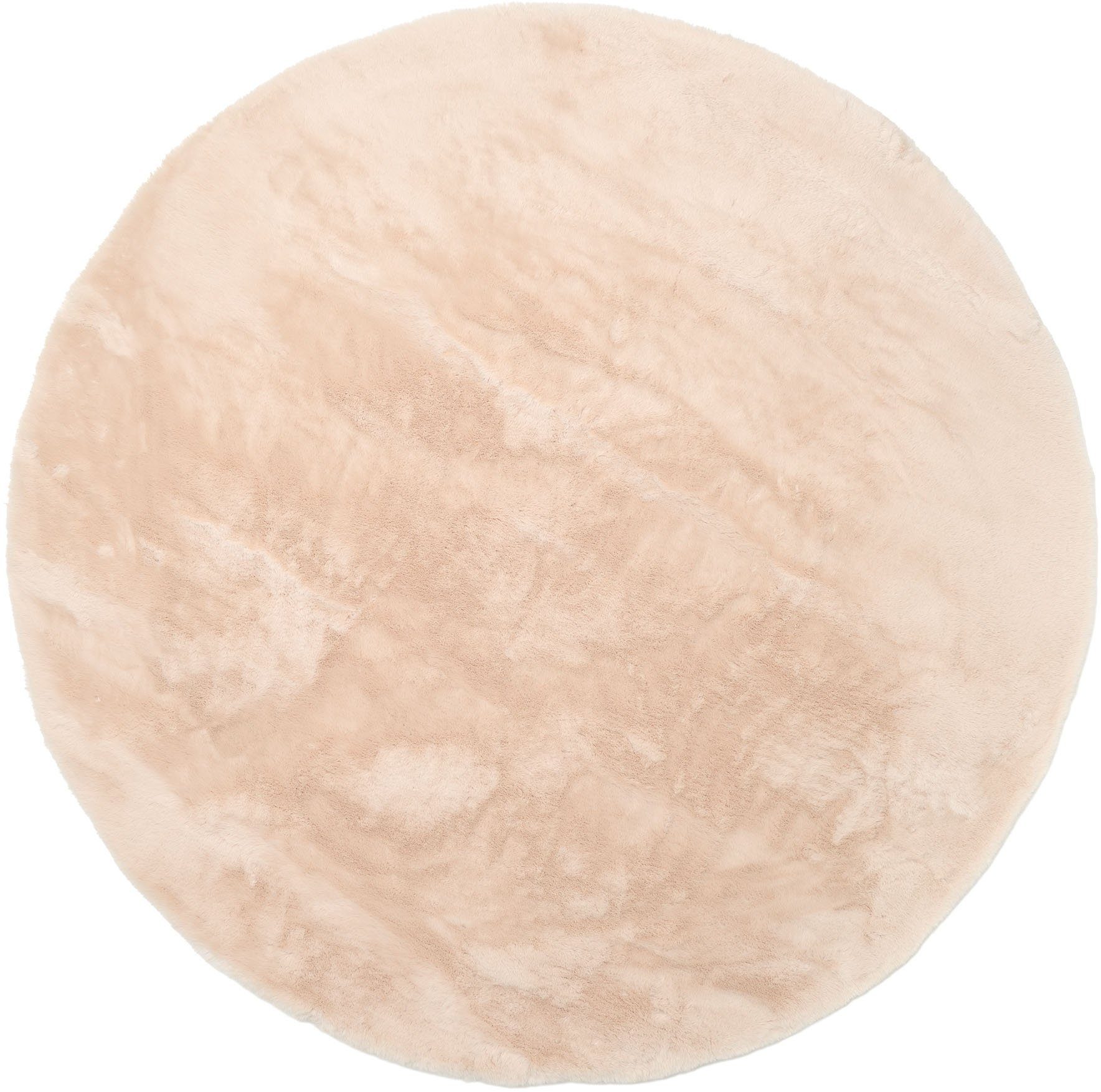 OCI DIE TEPPICHMARKE Hochflor-Teppich NINI SOFT, rund, Höhe: 35 mm, Fellteppich, Hochflor, weich, alle Räume