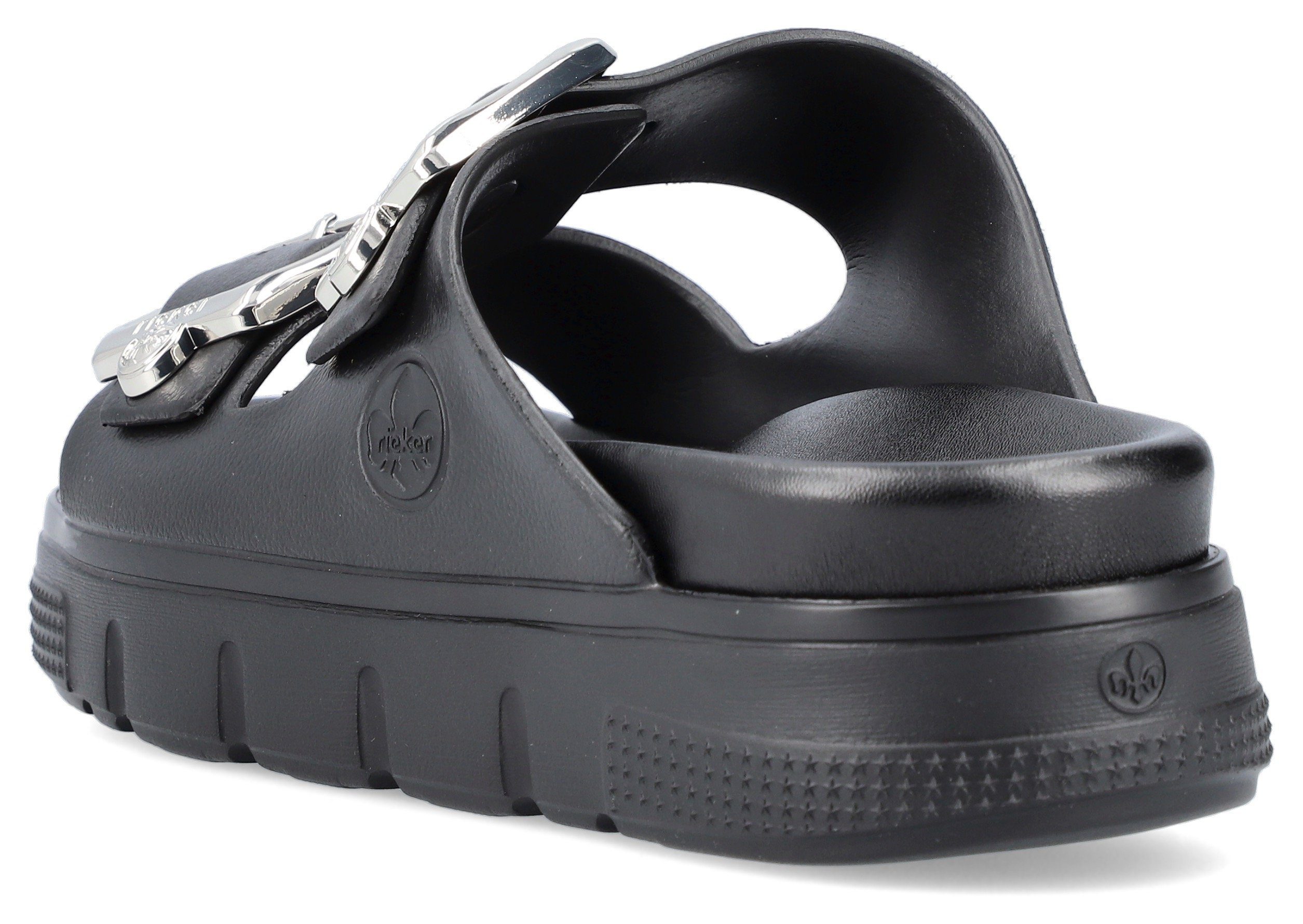 Rieker Pantolette, Plateau, Sommerschuh, Schlappen in günstig online kaufen