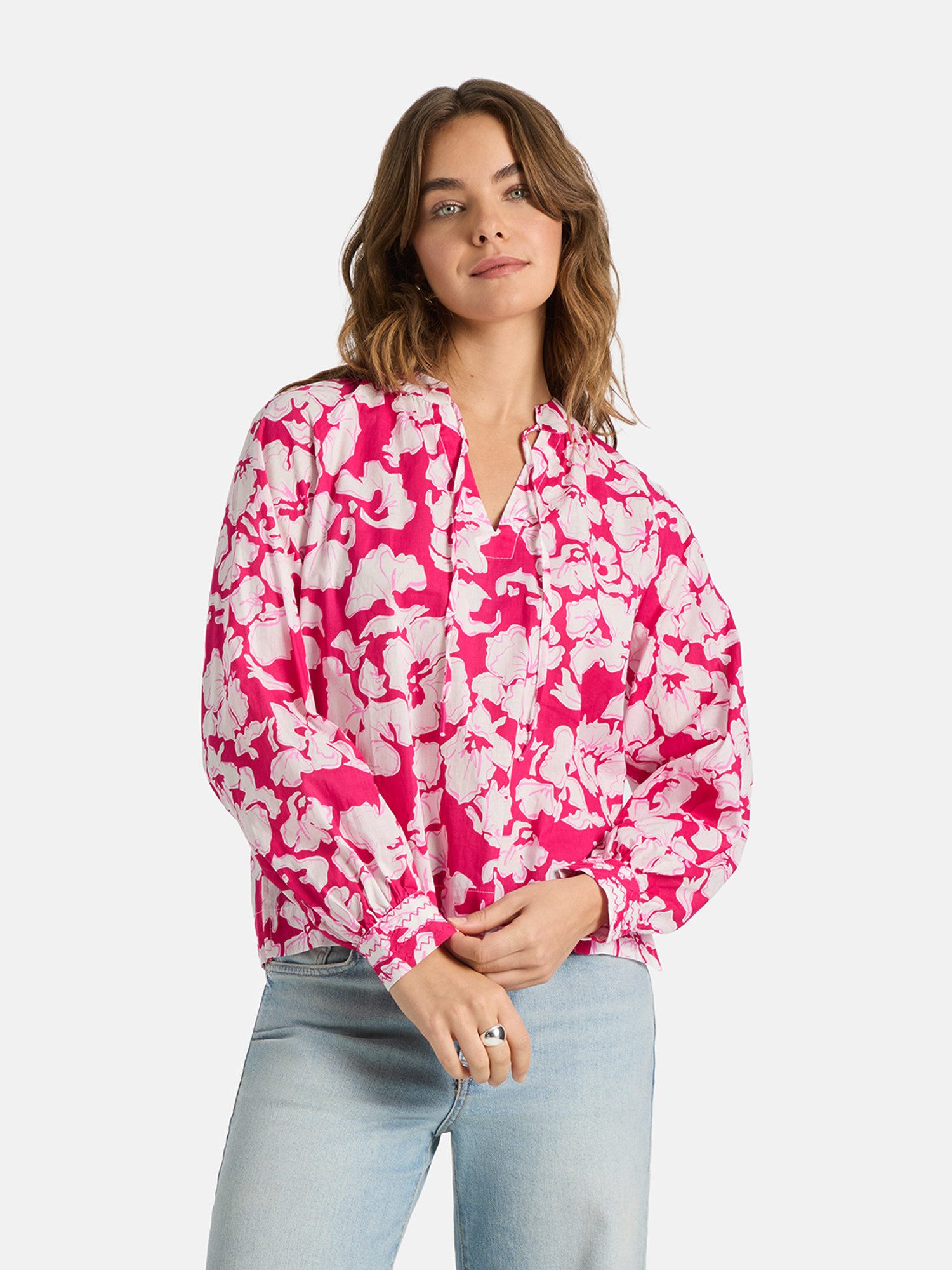 Lieblingsstück Schlupfbluse RukaniL mit Allover-Muster