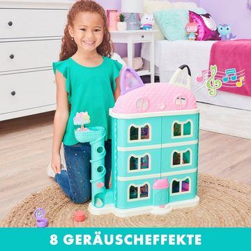 Spin Master Puppenhaus Gabby's Dollhouse – Gabby's Purrfect Puppenhaus, mit 2 Spielzeugfiguren und Soundeffekten