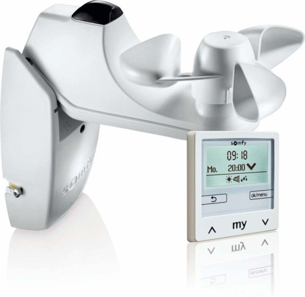 SOMFY GmbH Rollladenmotor Somfy Soliris Smoove Uno Pure White kpl. Set (1818317)