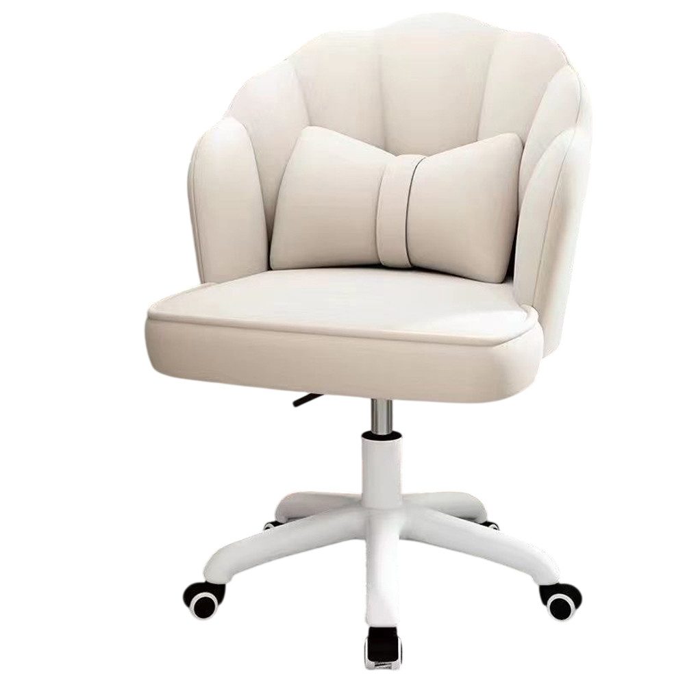 habeig Kinderstuhl Drehstuhl beige oder rosa 78x56cm gepolstert inkl. Kissen Sessel, 360° drehbar