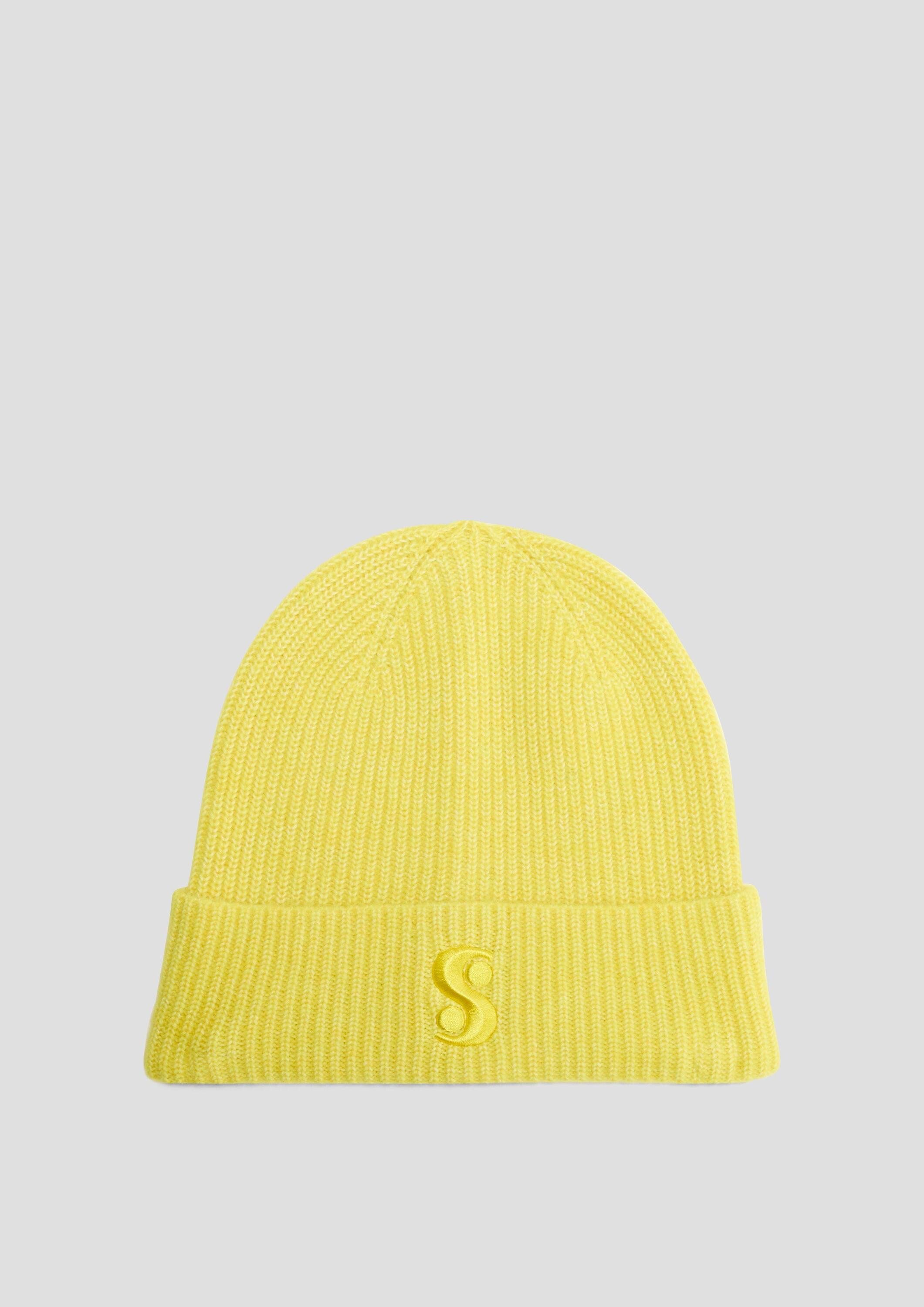 s.Oliver Strickmütze Mütze Strickmütze mit Logo-Stickerei günstig online kaufen