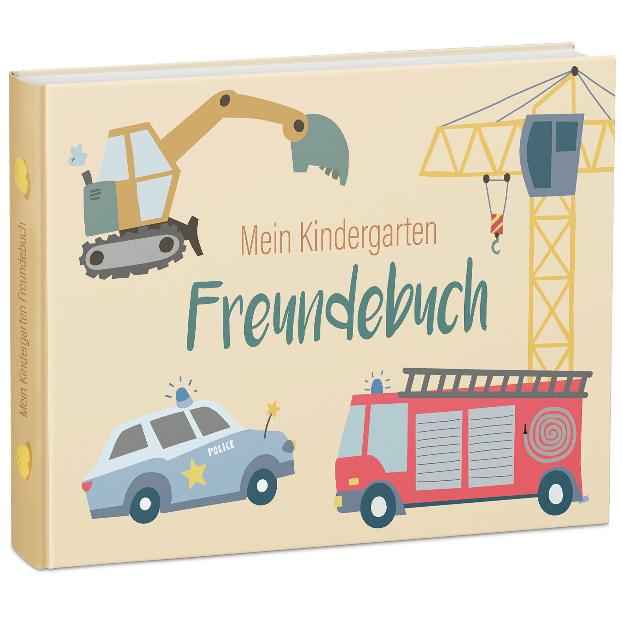 mintkind Freundebuch Freundebuch Kindergarten - Erinnerungsbuch zum Ausfüllen 96 Seiten