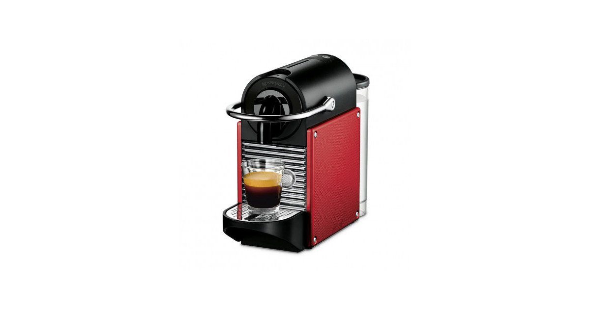 Nespresso Kapsel-/Kaffeepadmaschine Pixie Dark Red