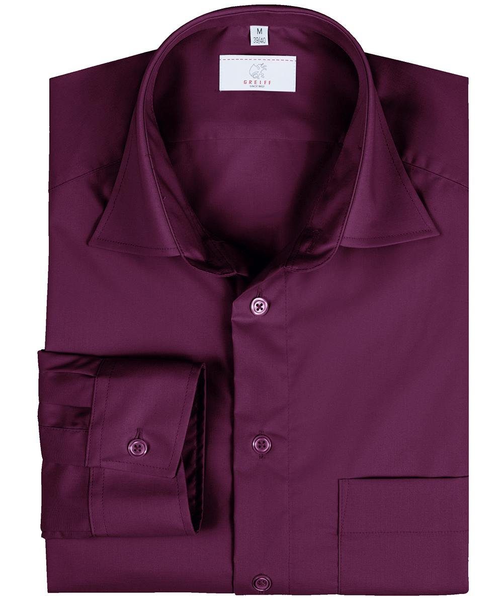 GREIFF Langarmhemd 6665 BASIC Regular Fit günstig online kaufen