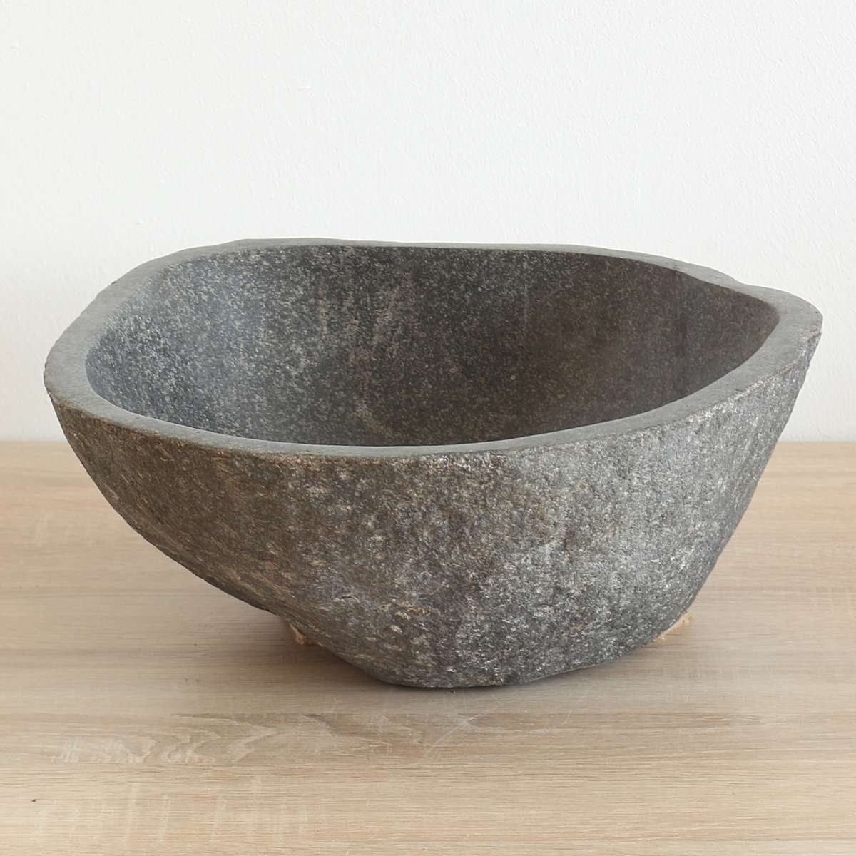 Oriental Galerie Waschbecken Premium Flussstein-Aufsatzwaschbecken 41 cm M15 (1-St). € 99,99