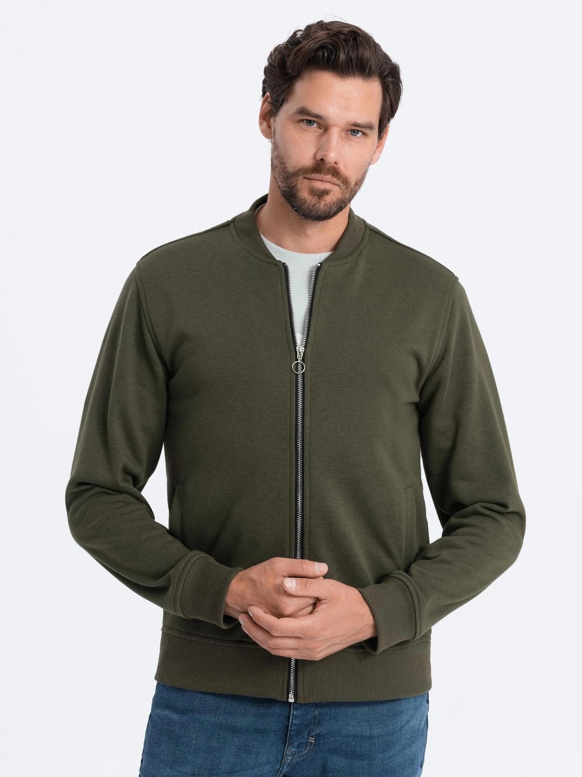 OMBRE Bomberjacke Bomberjacke aus Baumwollsweatshirt für günstig online kaufen