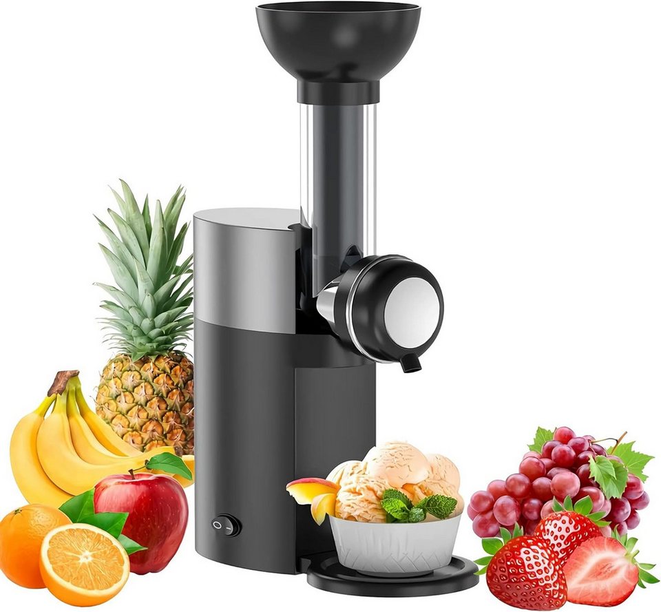 ibettertec Eismaschine Eismaschine,Eisbereiter,Softeismaschine für Zuhause, Ohne Kompressor,Inklusive Rezeptheft,für Eiscreme, Speiseeismaschine