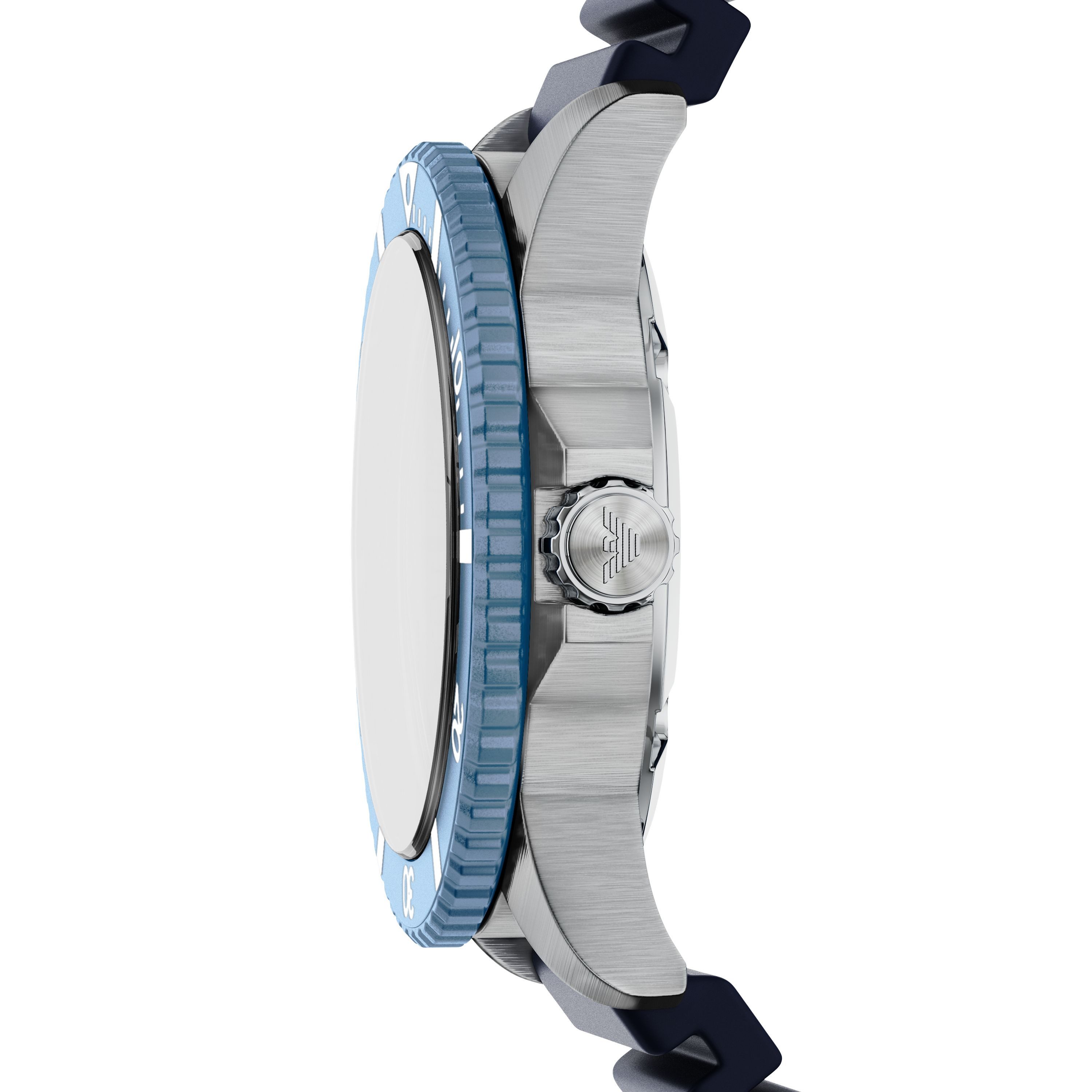 Emporio Armani Solaruhr WORLD EXPLORER AR11785, Armbanduhr, Herrenuhr, Silikonarmband, analog