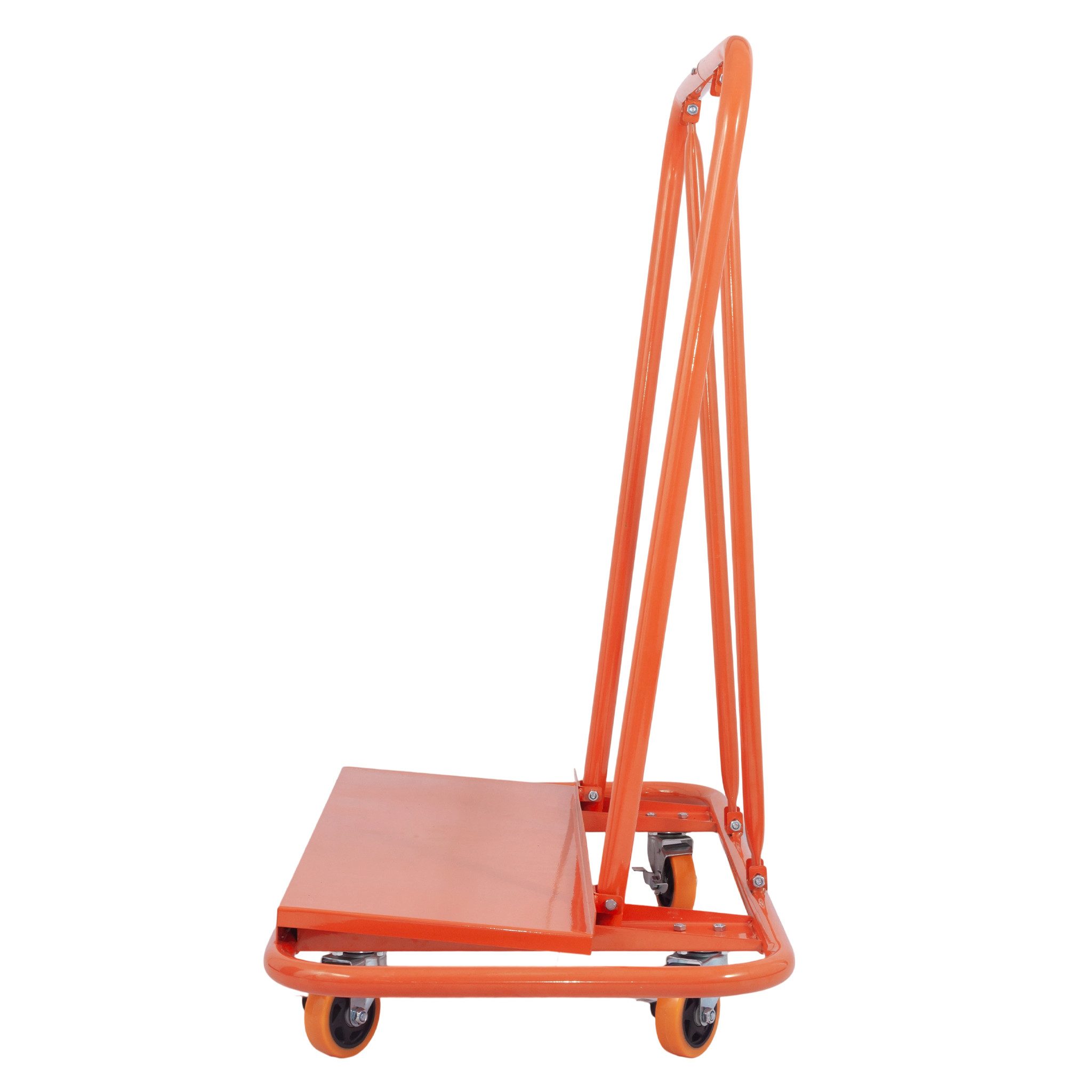 BlingBin Transport Trolley, Robust Steel, Plasterboard Transporter with Wheels and Brakes, (Set of 1, 1 pc., 116 × 57 × 114 cm), Panel Trolley, 1000 kg Load Capacity for Plasterboard and Wood Panels