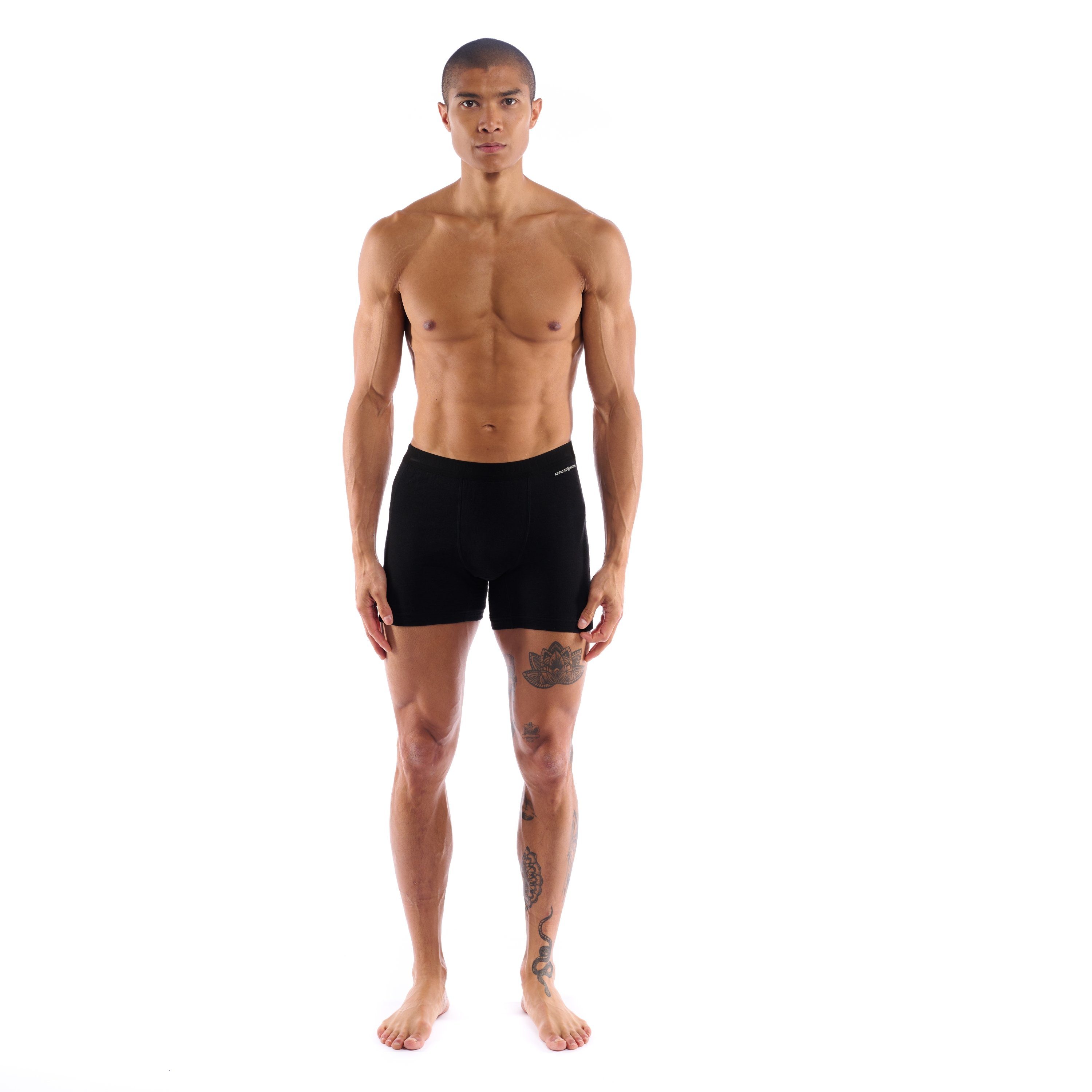 Boxer Herren Boulder Unterhose 125 Boxer Black Artilect Brief Artilect