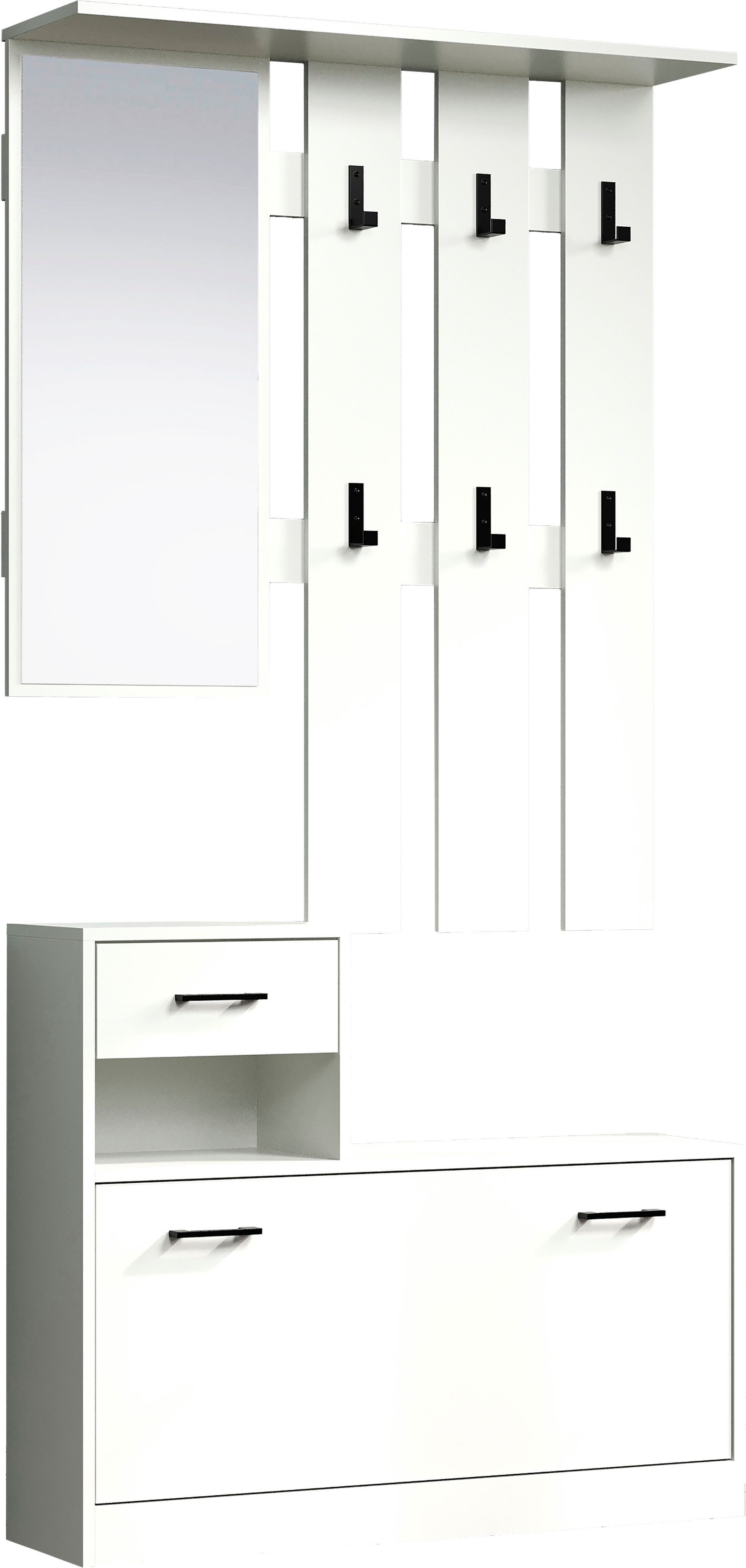 INOSIGN Garderoben-Set Basel, (Komplett-Set, 2-St), Schuhkipper günstig online kaufen