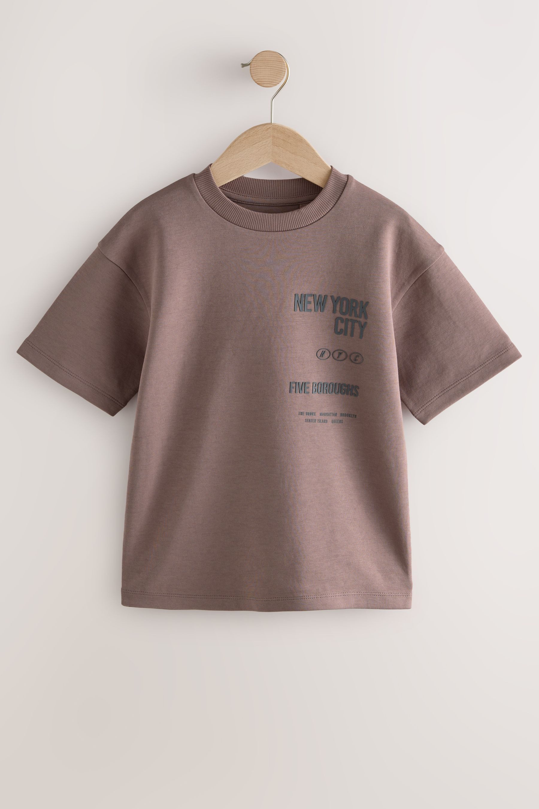 Next Print-Shirt Kurzarm-T-Shirt aus schwerem Material mit Grafik (1-tlg) – Bild 2 von 5