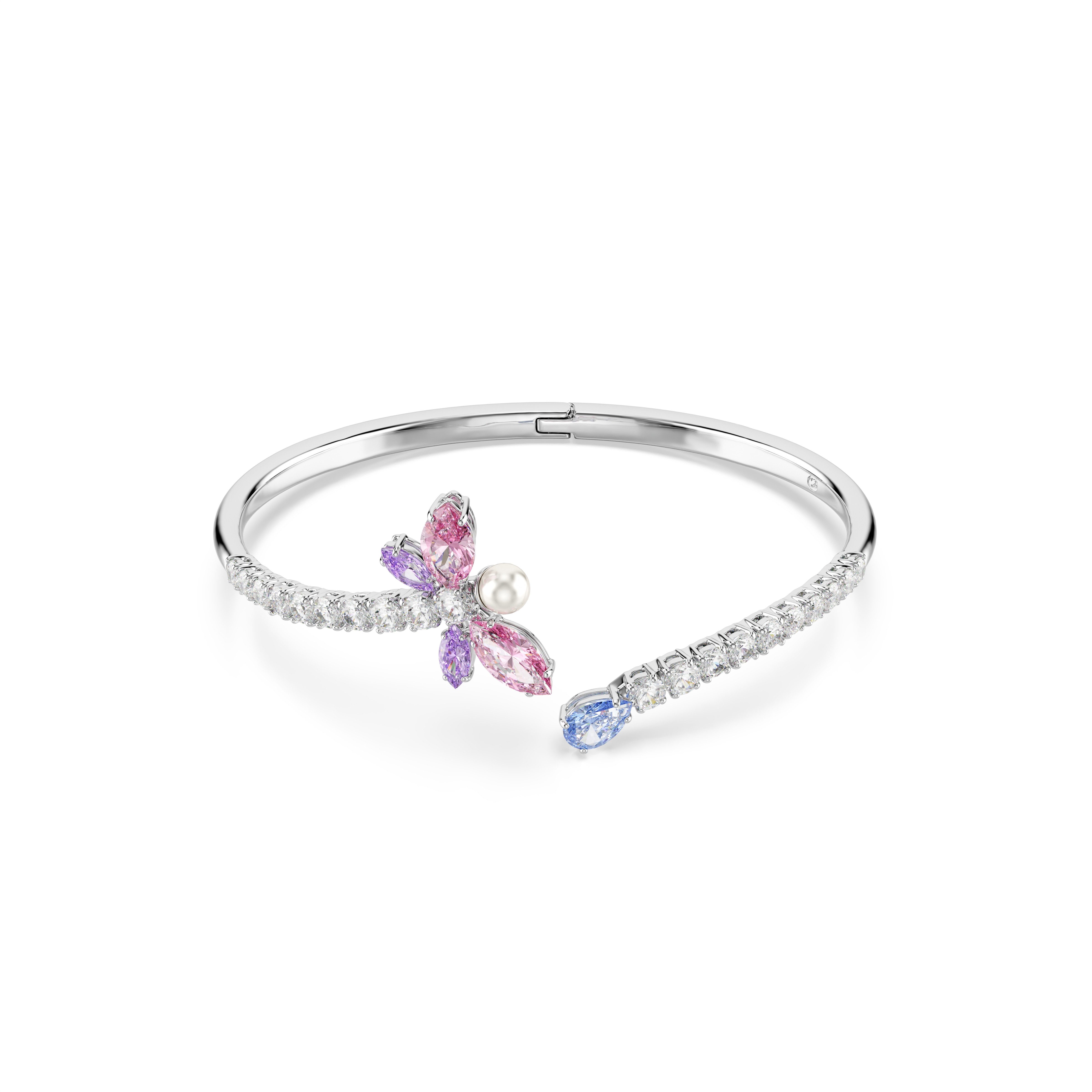 Swarovski Armspange Schmuck Geschenk Capsule Armreif, mit Swarovski® Kristall, Zirkonia (synth) - mit Swarovski® Perle