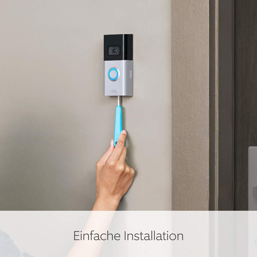 Ring Smart Home Türklingel Videotürklingel 4 Akku (Video Doorbell 4), Türklingel mit Kamera