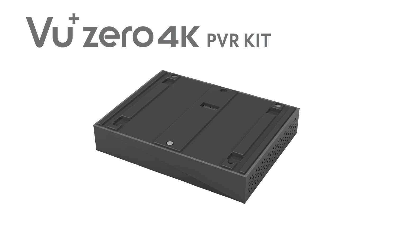 4K Tuner Zero HDD, Kit Inklusive VU+ schwarz PVR VU+ 2TB,