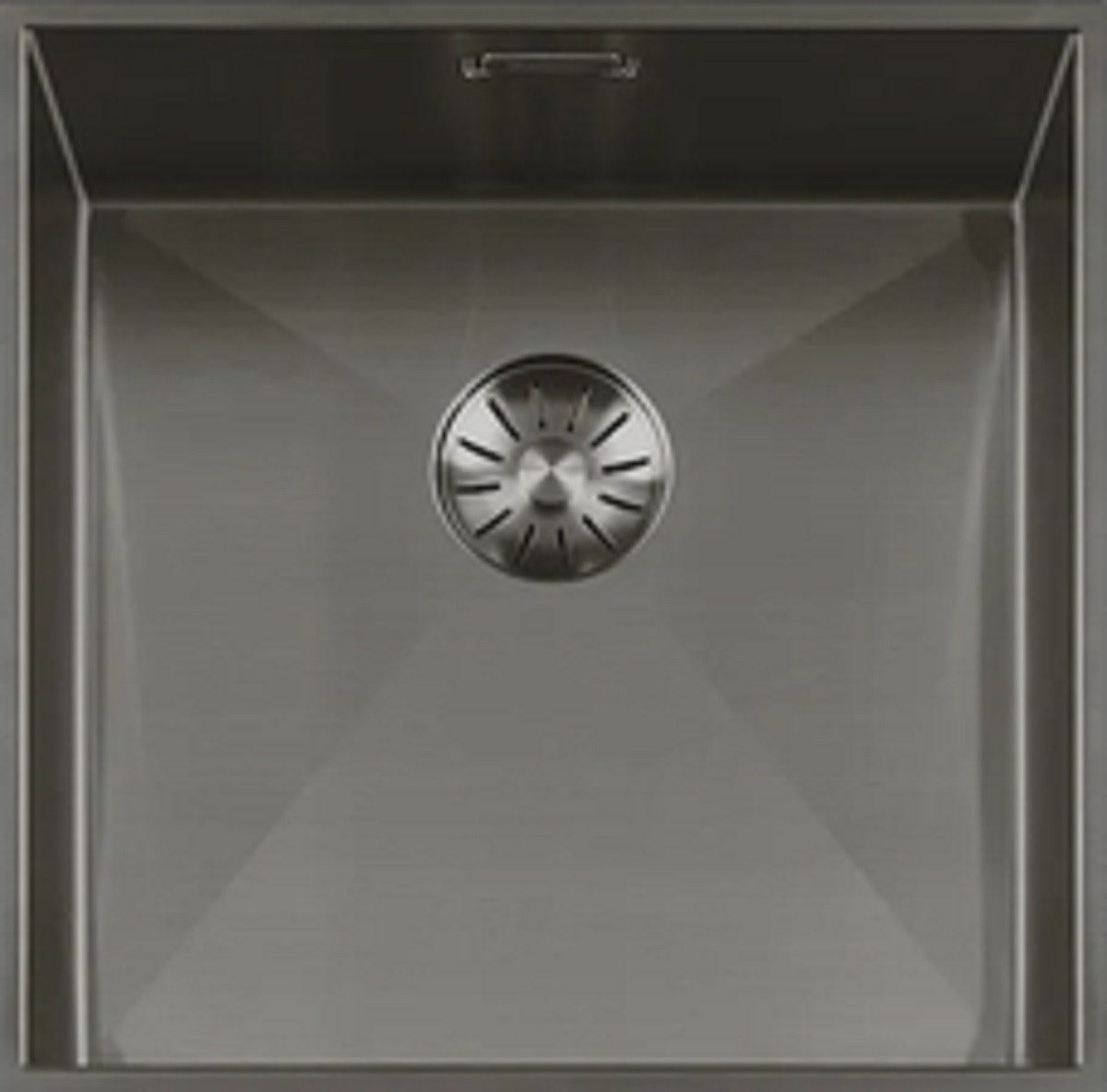 togo Küchenspüle 42WT-GunMetal, quadratisch, 44/44 cm, Edelstahl Spüle