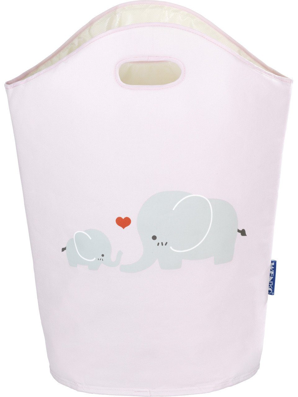 WENKO Wäschekorb Wenko Wäschesammler Kids Elli 24 l, rosa