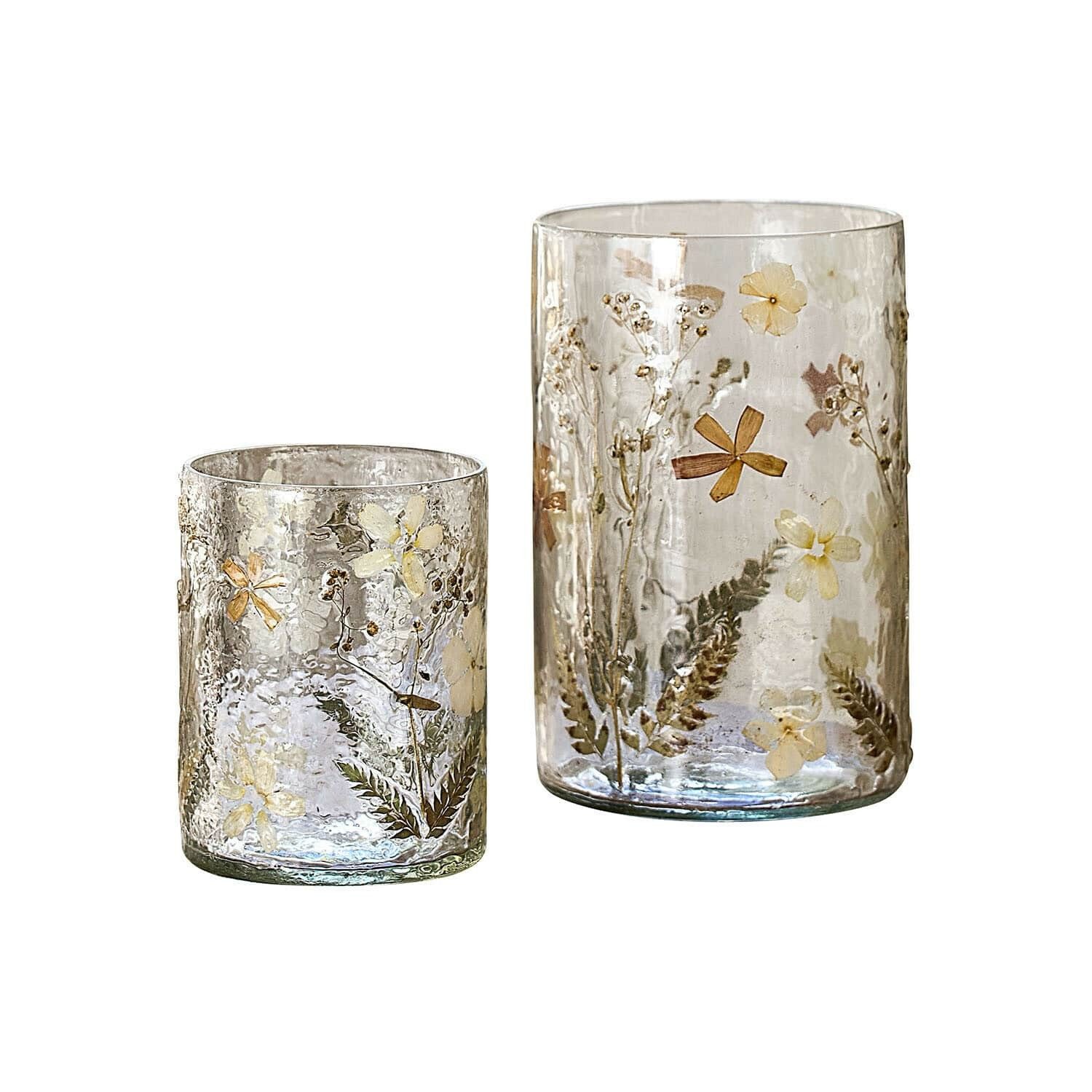 Mirabeau Tischvase Vase 2er Set Coudrisse klar/bunt