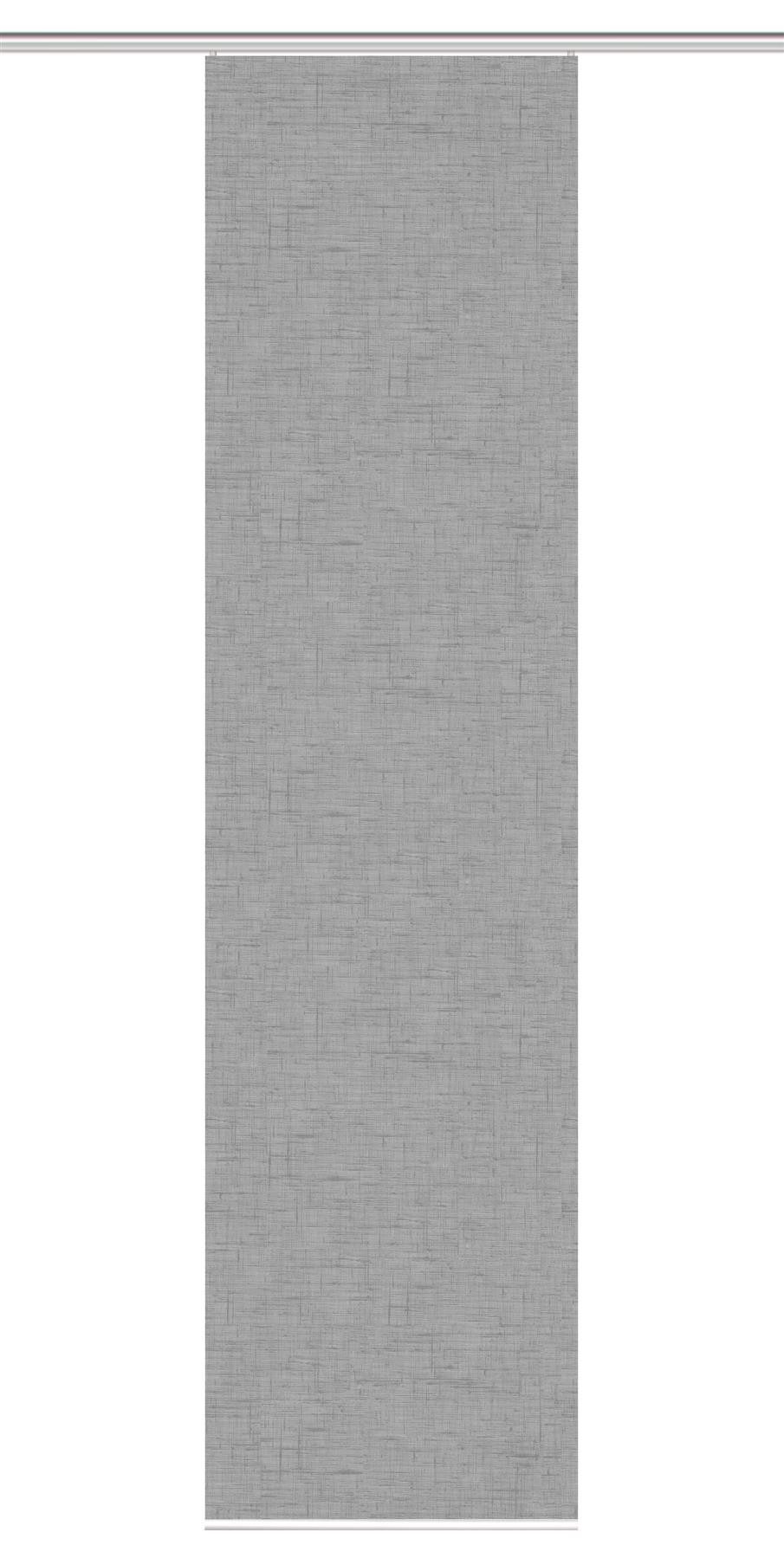 HOME in green Schiebegardine Home In Green Schiebevorhang Bambusoptik Recycelt Digitaldruck Estra (1 St), Kunstfaser, 1x Schiebewand inkl. Paneelwagen und Klemmleiste Grau