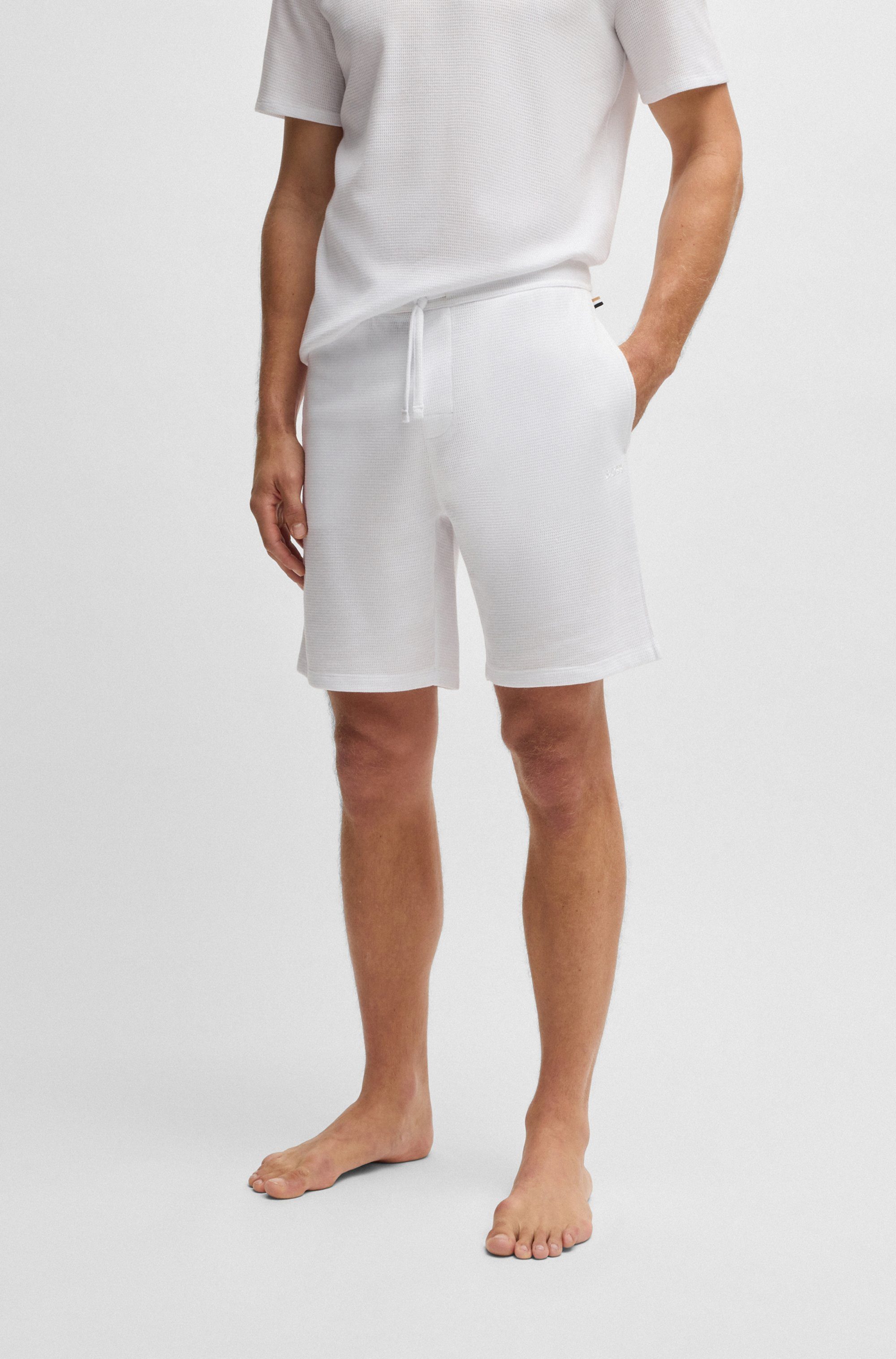 BOSS Pyjamashorts Waffle Shorts günstig online kaufen