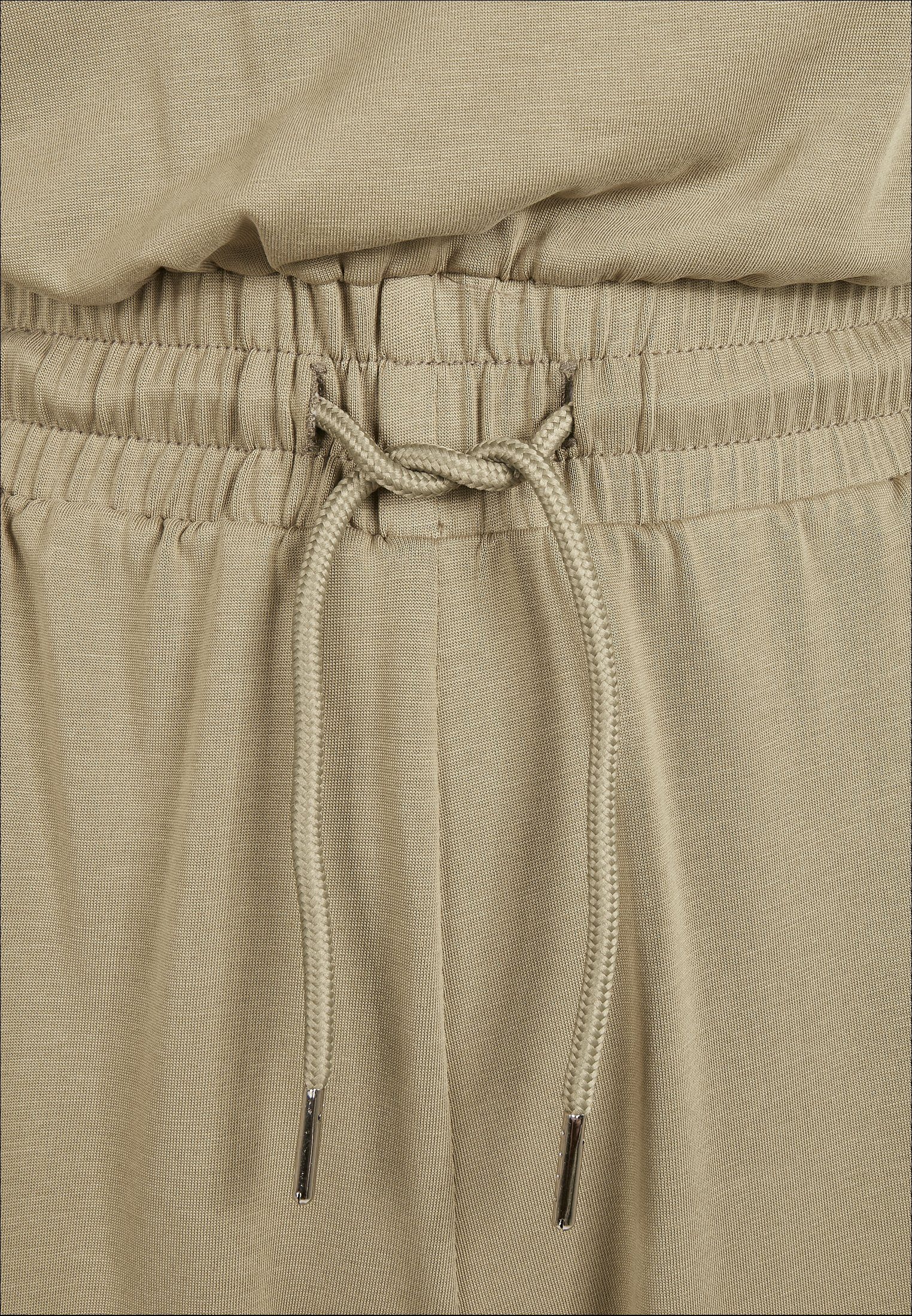 URBAN Jumpsuit Modal Jumpsuit Damen Sleeveless Ladies CLASSICS Short (1-tlg) khaki