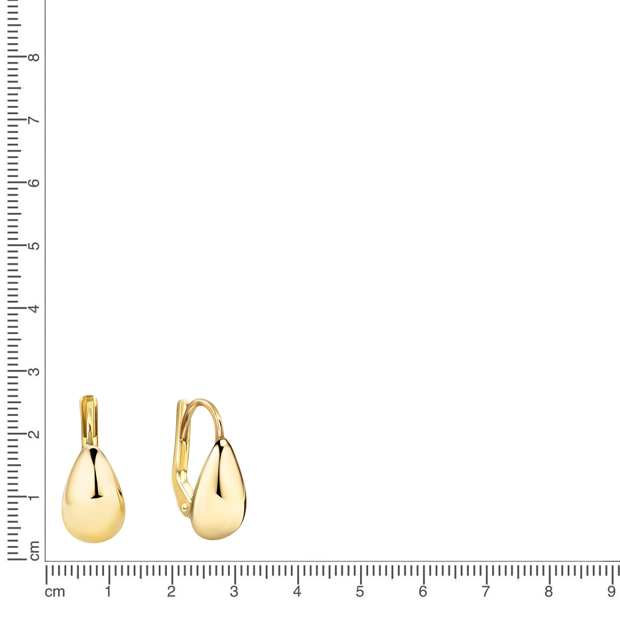 Vivance Paar Ohrhänger 375/- Gelbgold glanz günstig online kaufen