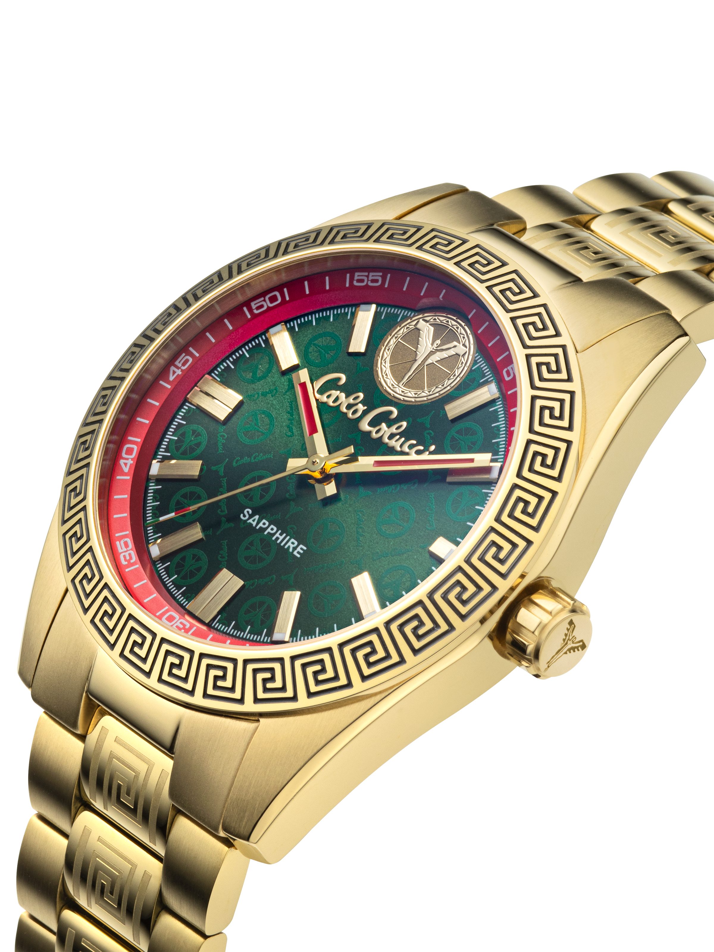 CARLO COLUCCI Quarzuhr CC305-1, Armbanduhr, Herrenuhr, Edelstahlarmband, analog