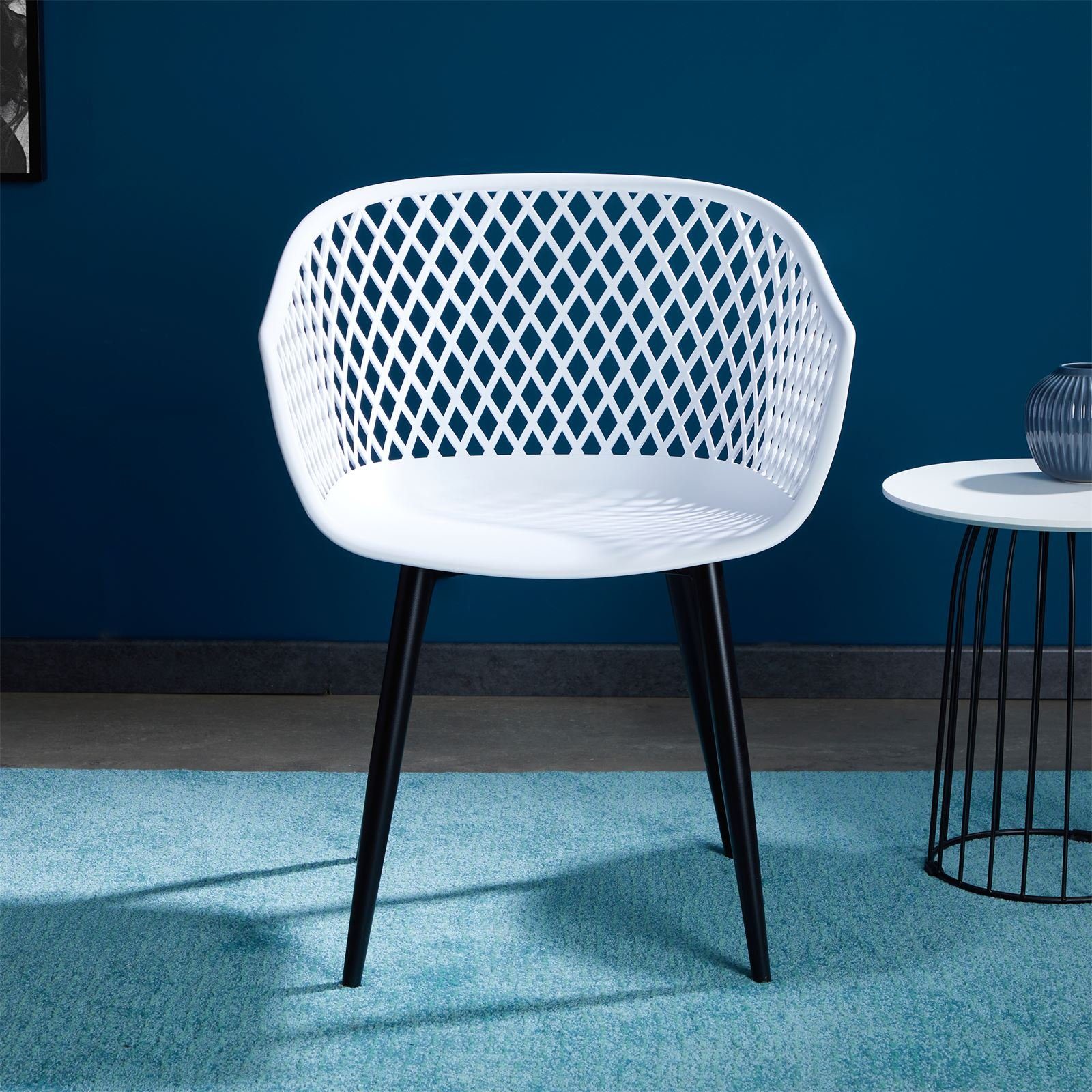 IDIMEX Esszimmerstuhl MADEIRA Sitz Design mit Retro Stühle St), Set (4 4er Kunsts Esszimmerstuhl Küchenstuhl