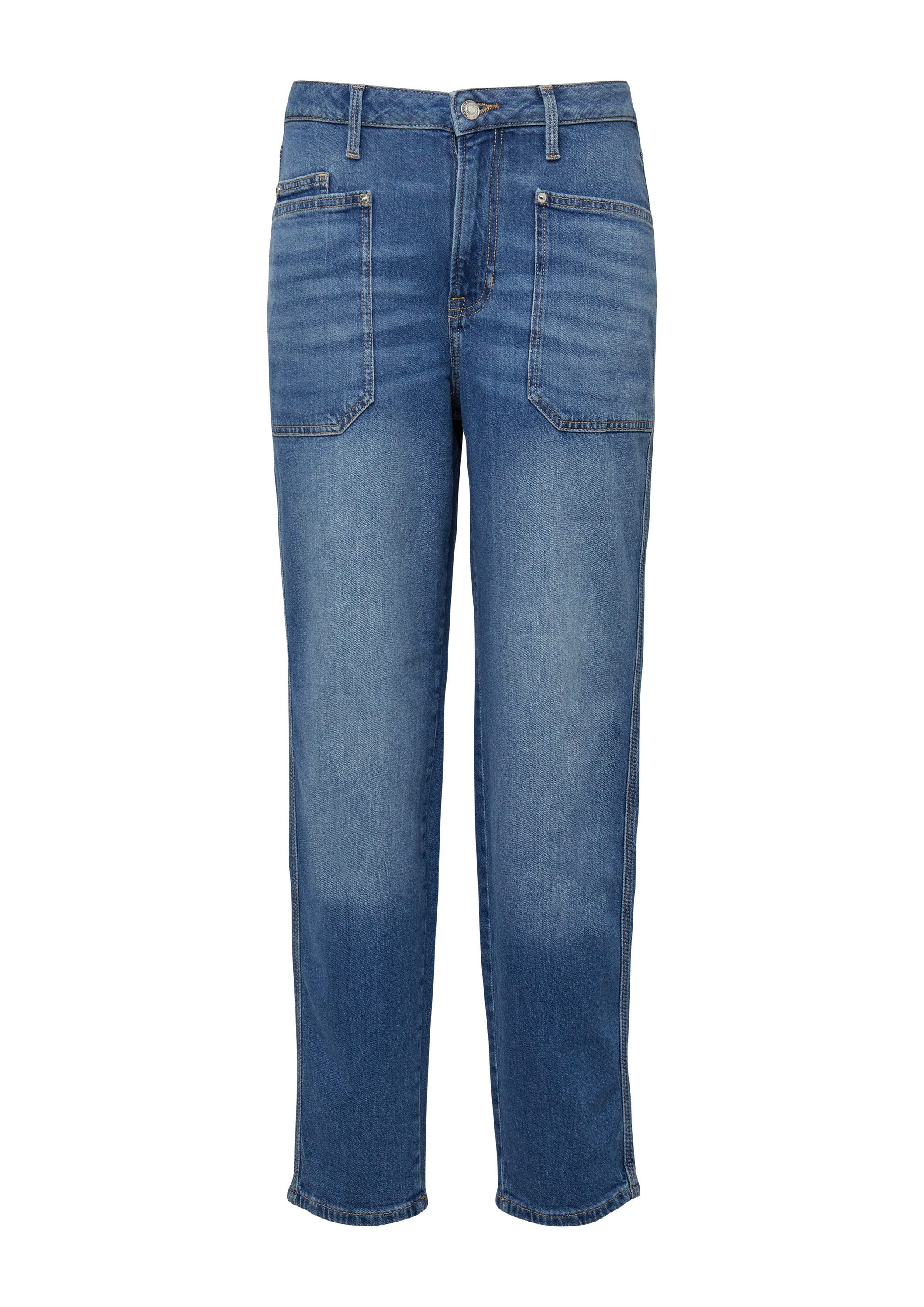 Slim-fit-Jeans Jeans-Hose MOM FIT