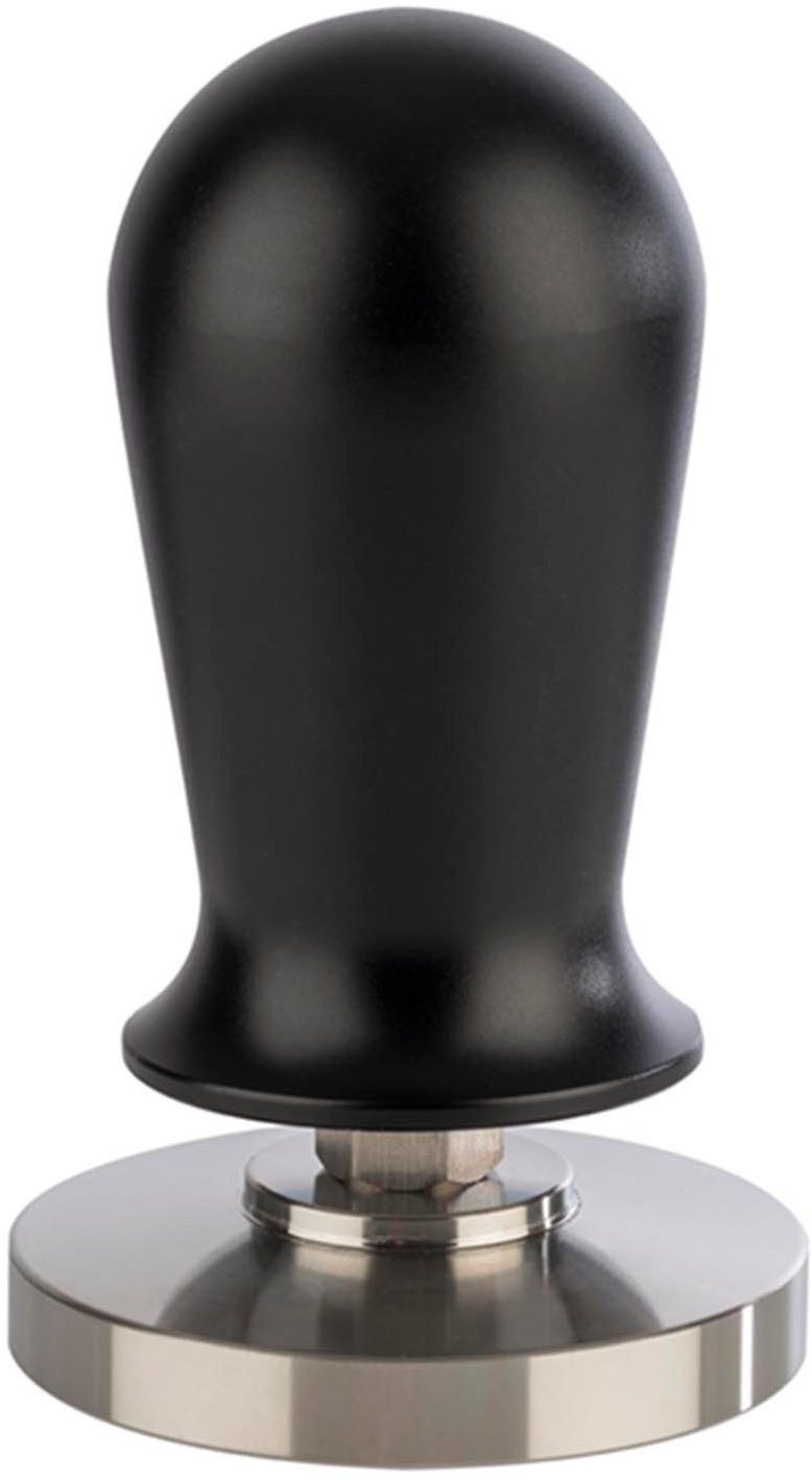 APS Tamper Espresso Tamper Ø 58 mm, Höhe ca. 10 cm, Griff mit Druckregulierung, aus Edelstahl, Aluminium, ca. 350 g