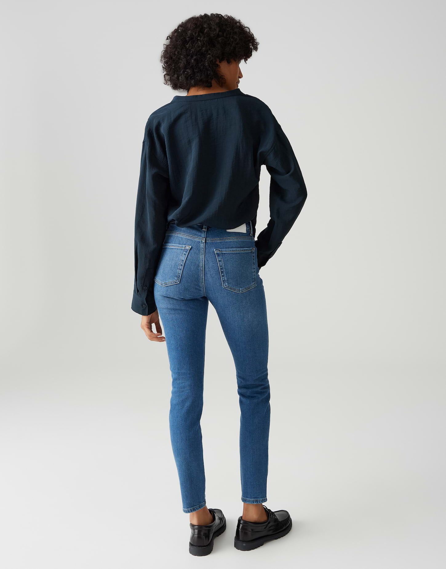 OPUS Slim-fit-Jeans Slim Jeans EVITA Mid Rise mit Stretch-Anteil