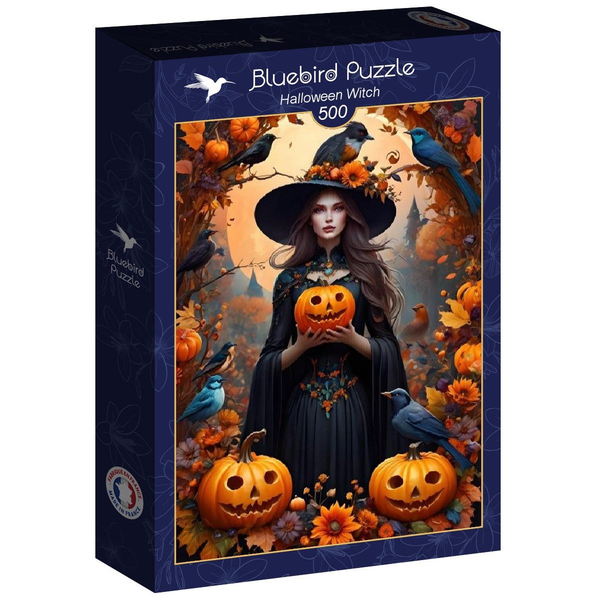 Bluebird Puzzle Puzzle Halloween Witch, Puzzleteile
