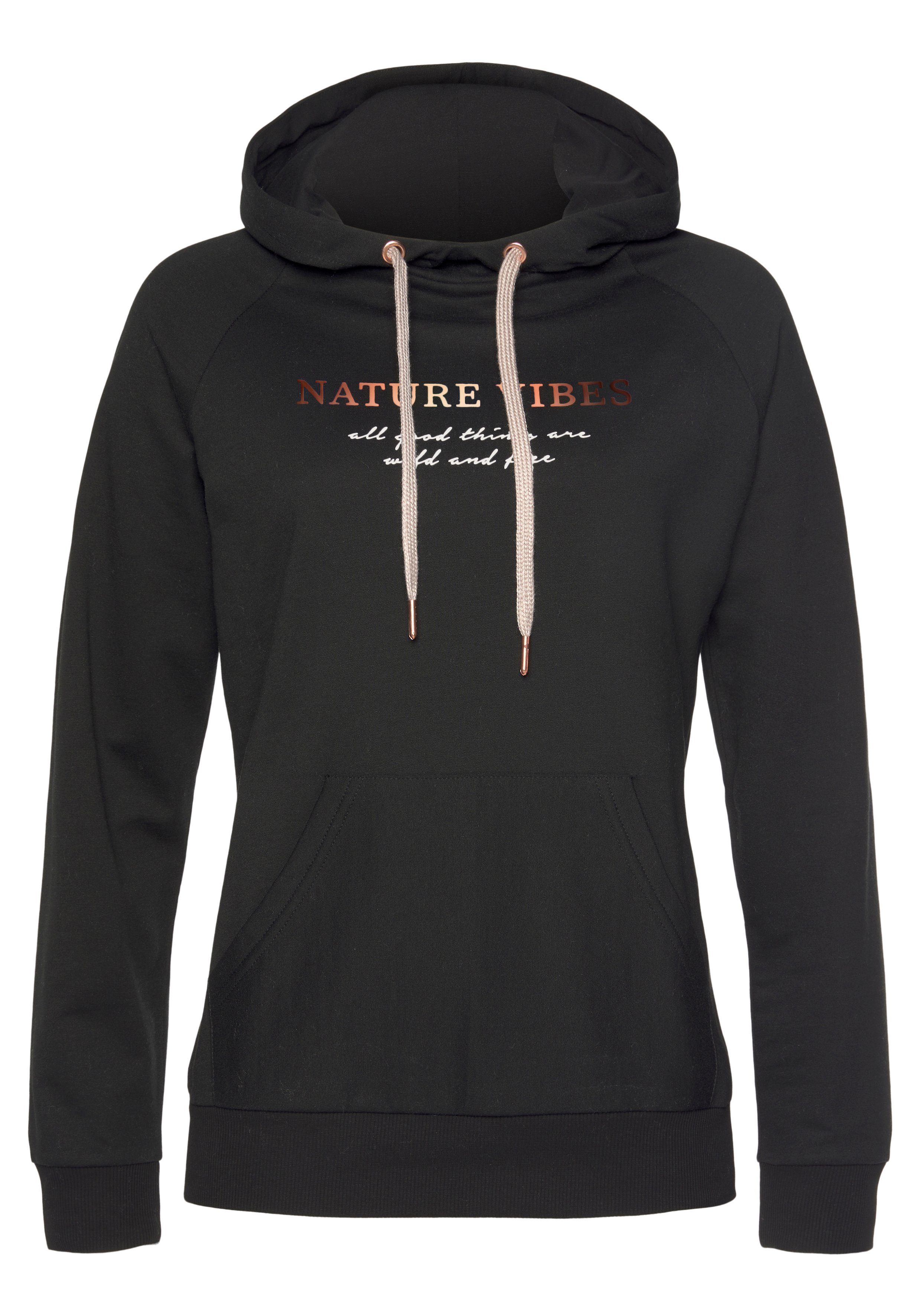 LASCANA Hoodie mit Kängurutasche, Loungewear. Reduzierter Preis € 39,99. Unverbindliche Preisempfehlung € 44,99