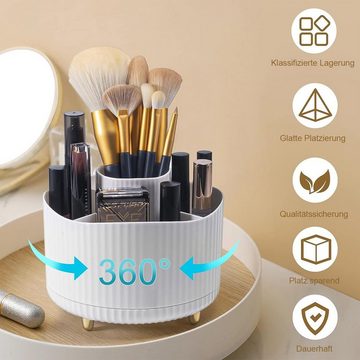 Welikera Kosmetik-Koffer Kosmetik Organizer,360°Drehbarer Kosmetikbox für Frisiertisch Bad