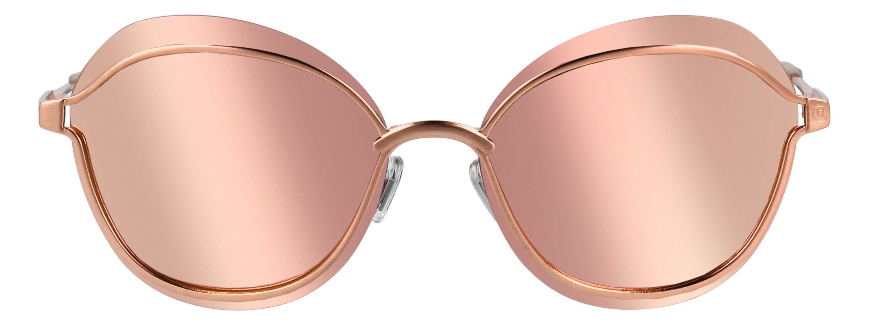 Superdry Sonnenbrille Modell 995052 Form Butterfly, Logoschriftzug auf Bügel, Metallfassung