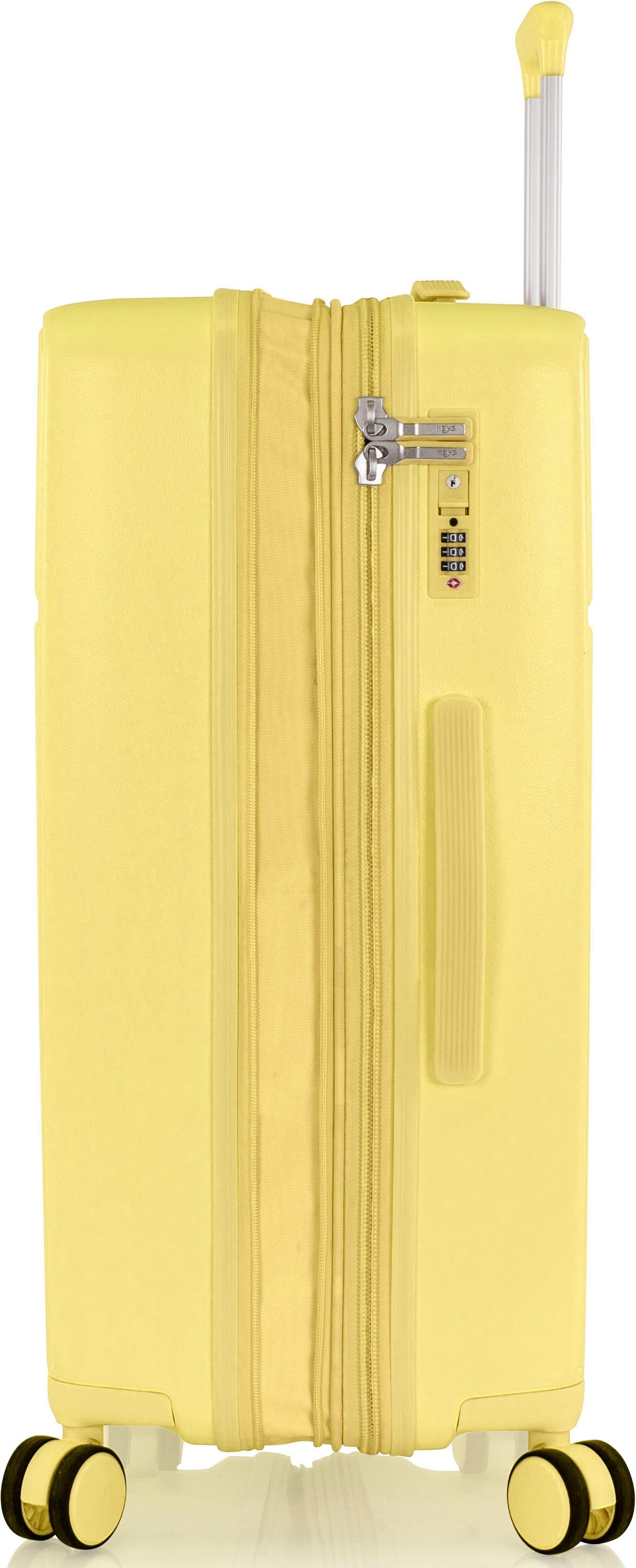 66 cm, Heys 4 Hartschalen-Trolley Pastel, yellow Rollen