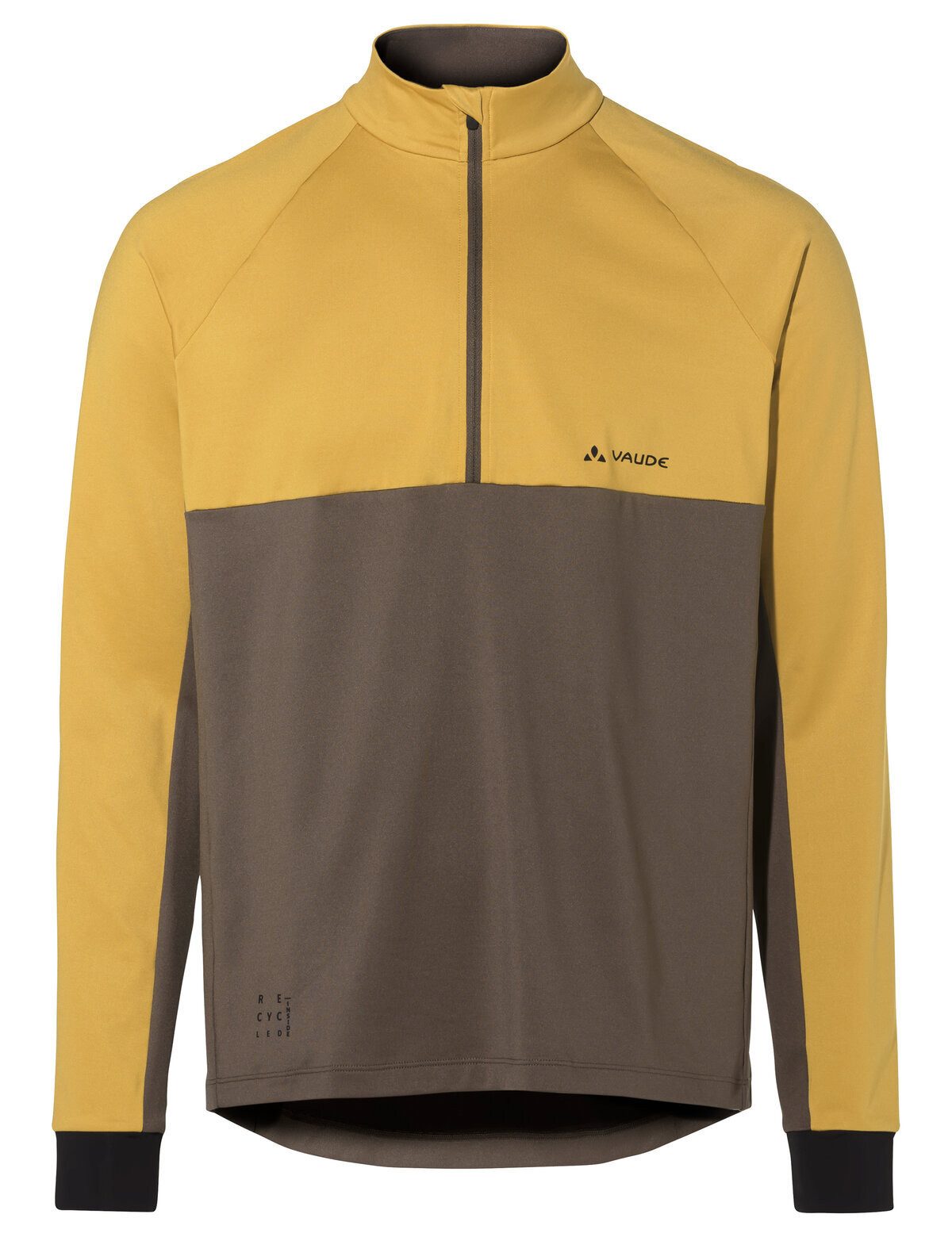 VAUDE T-Shirt Men's Qimsa Halfzip LS Shirt (1-tlg) atmungsaktives und schnelltrocknendes Radshirt