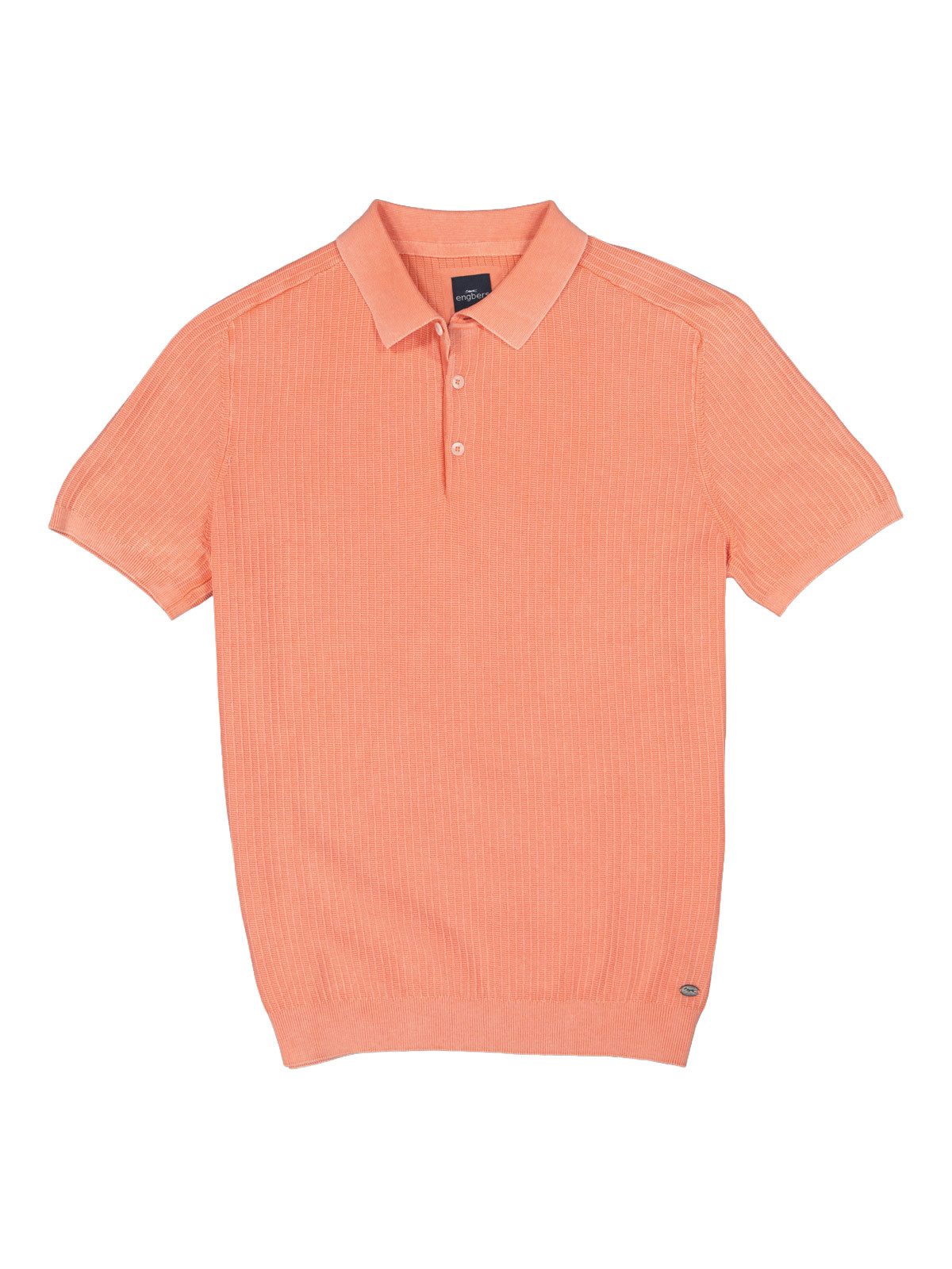 Poloshirt Herren Modisches Strick-Polo, Orange