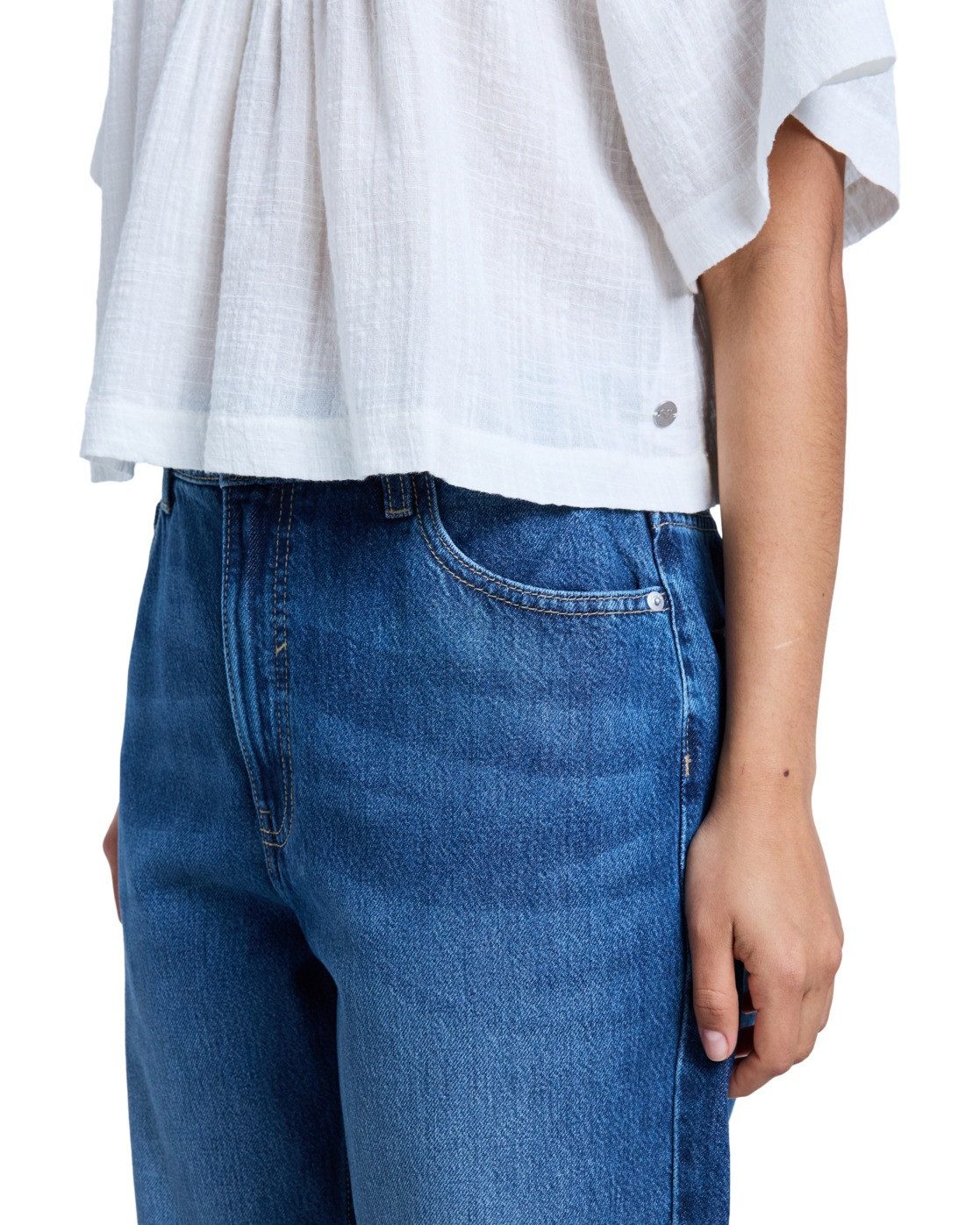 Roxy Relax-fit-Jeans London Aqua Mirage