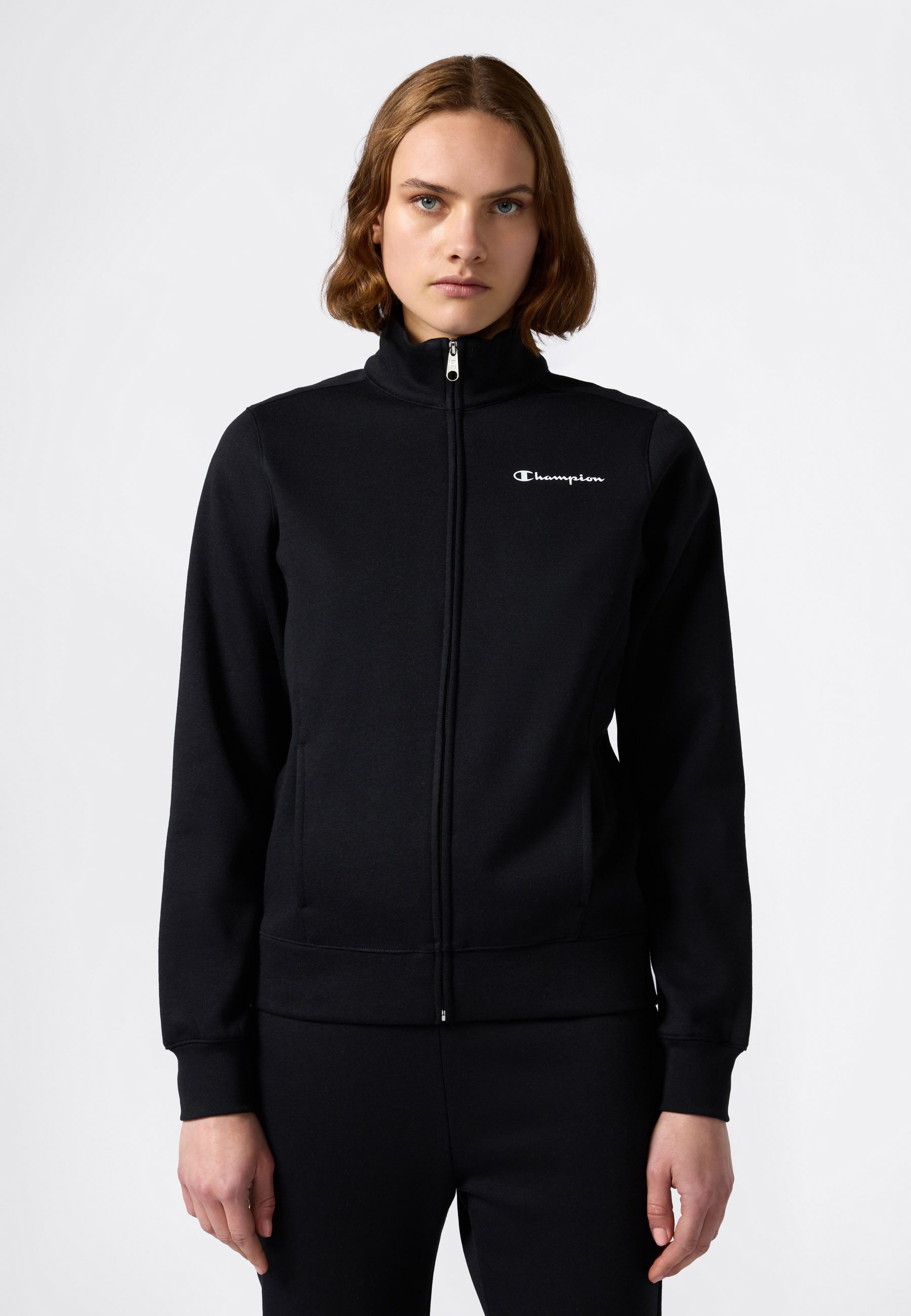 Champion Jogginganzug Full Zip Sweatsuit (2-tlg), zweiteilig, aus Baumwollmischung, mit durchgehendem Reißverschluss