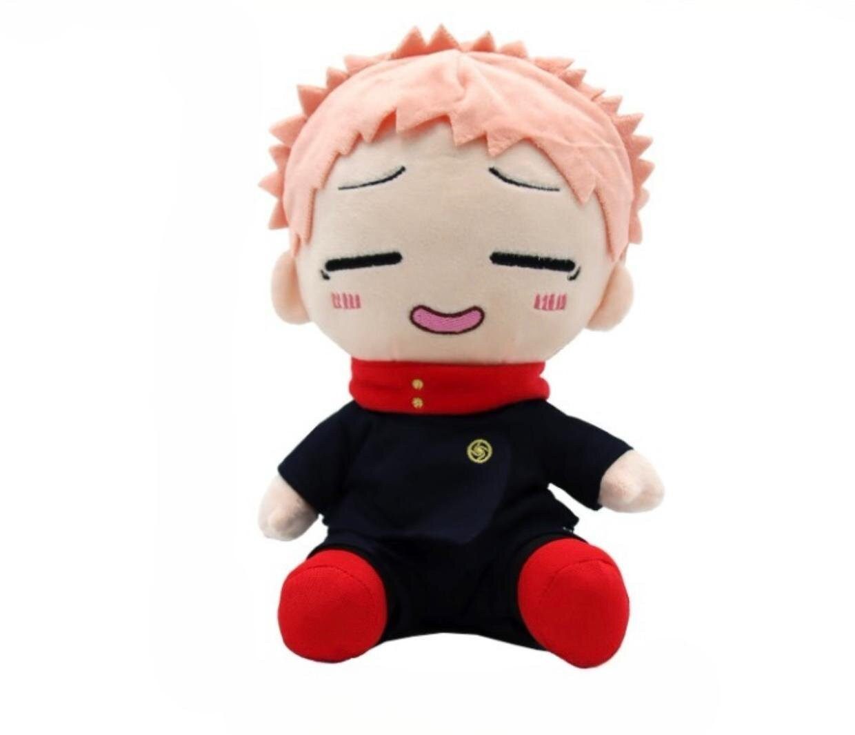 Wiztex Kuscheltier Itadori Yuji 23 cm Plüschfigur - Jujutsu Kaisen Spielzeug für Kinder (Einzel Plüsch, Geschenkartikel, Plüsch), Maschinenwaschbar, Geruchsneutral, Geprüft und Verpackt in Deutschland