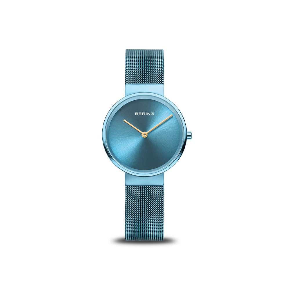 Bering Quarzuhr Bering Classic blau poliert/gebürstet 14531-388 14531-388, Bering Classic blau poliert/gebürstet 14531-388