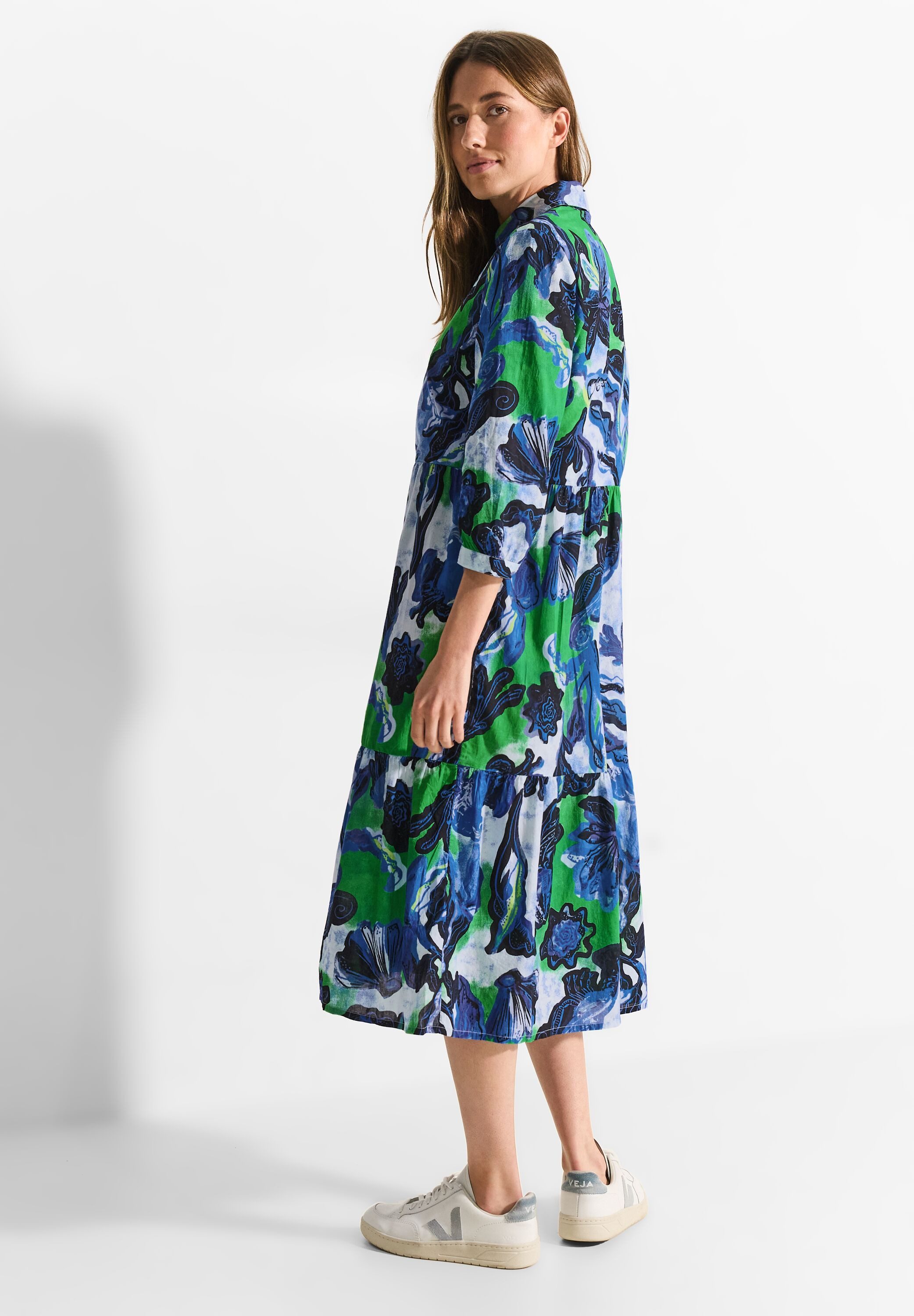 CECIL Blusenkleid mit Knopfleiste