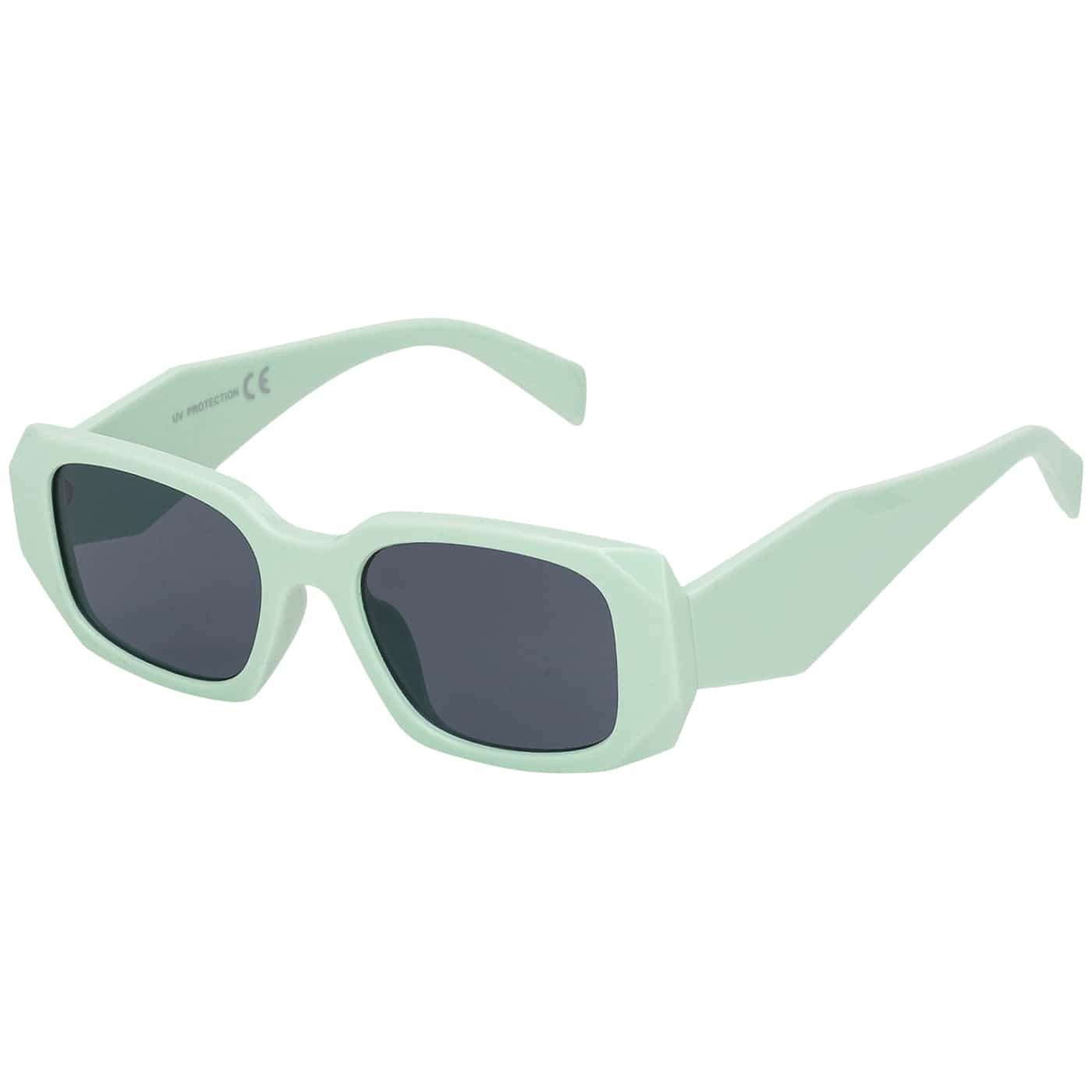 BEZLIT Eyewear Retrosonnenbrille Rundglas Designer Damen Sonnenbrille (1-St) mit schwarz und Braunen Linsen